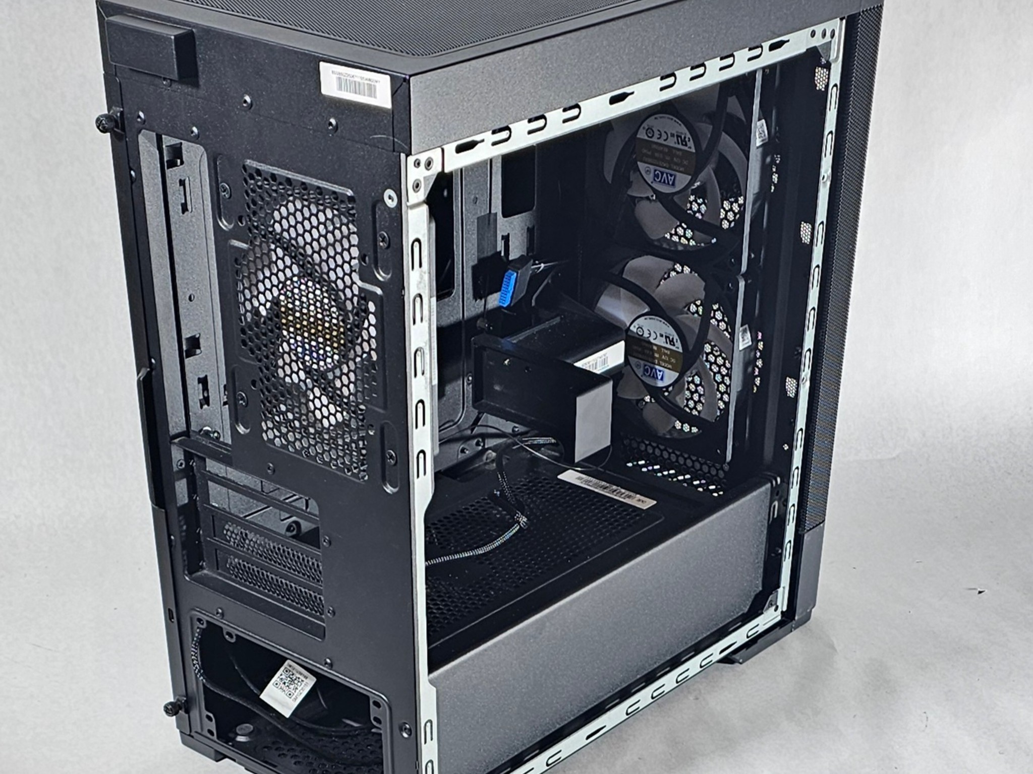 Black Lenovo Legion PC Case with Tempered Glass w/ 3 Fans