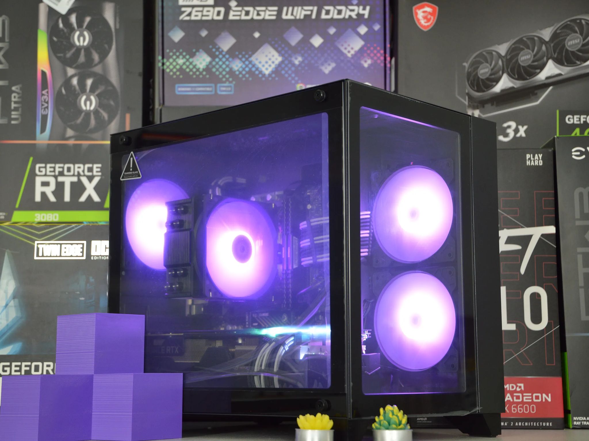 ⚫🟣| RTX 2060 6GB | RYZEN 5 3600 | 16GB DDR4 RAM | 1TB NVME SSD | Velvet Powerhouse |