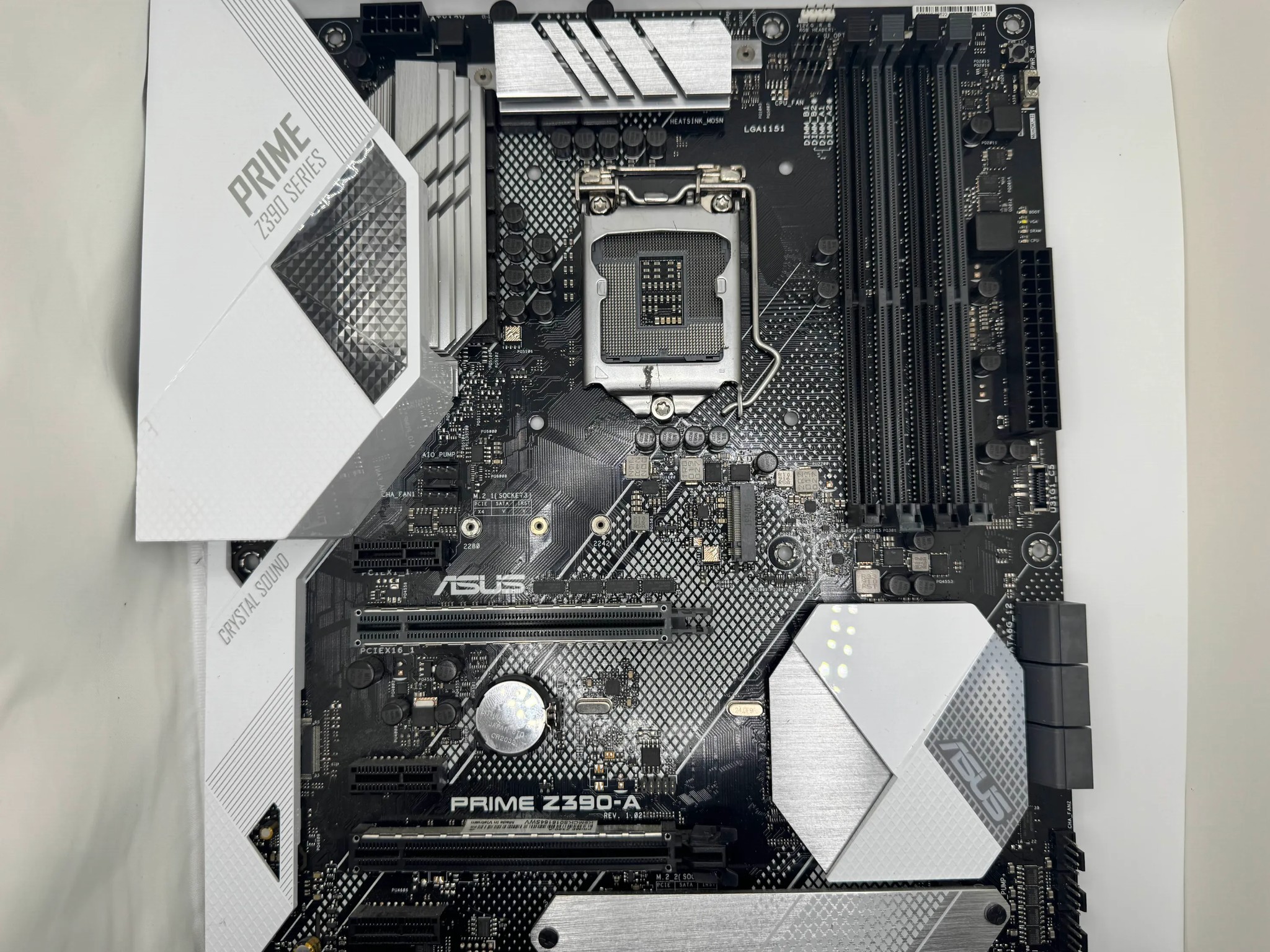 🖥️ Asus Prime Z390-A Motherboard – LGA 1151 – ATX – Intel 8th/9th Gen Ready