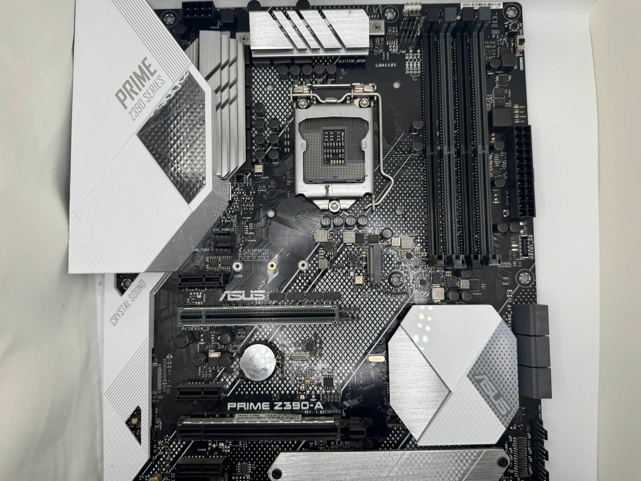 🖥️ Asus Prime Z390-A Motherboard – LGA 1151 – ATX – Intel 8th/9th Gen Ready