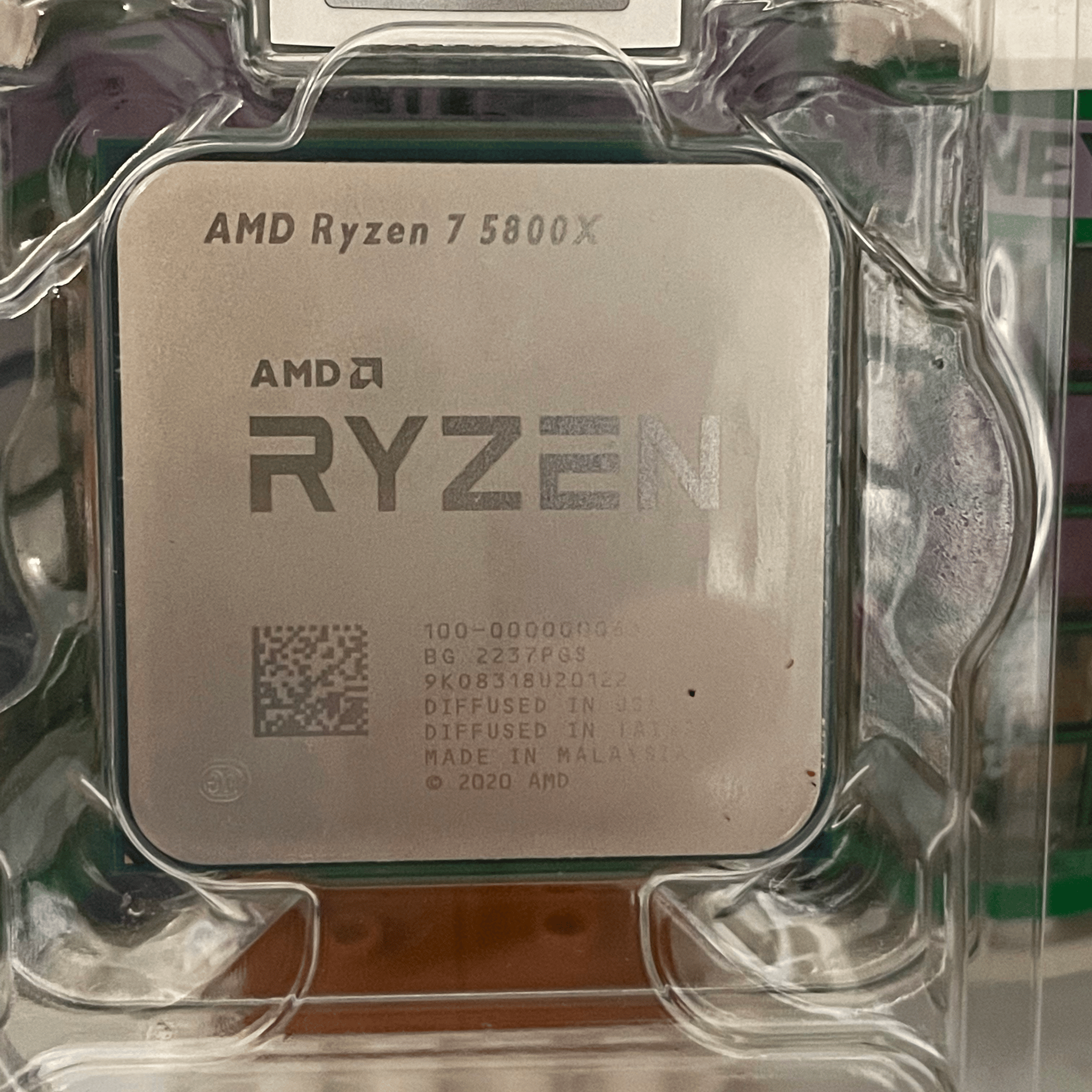 AMD Ryzen 5800X 8c/16t CPU
