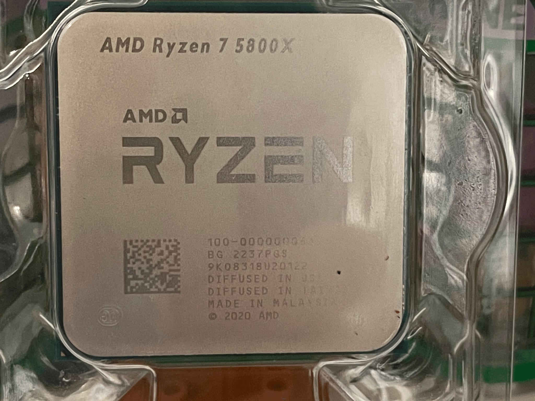 AMD Ryzen 5800X 8c/16t CPU