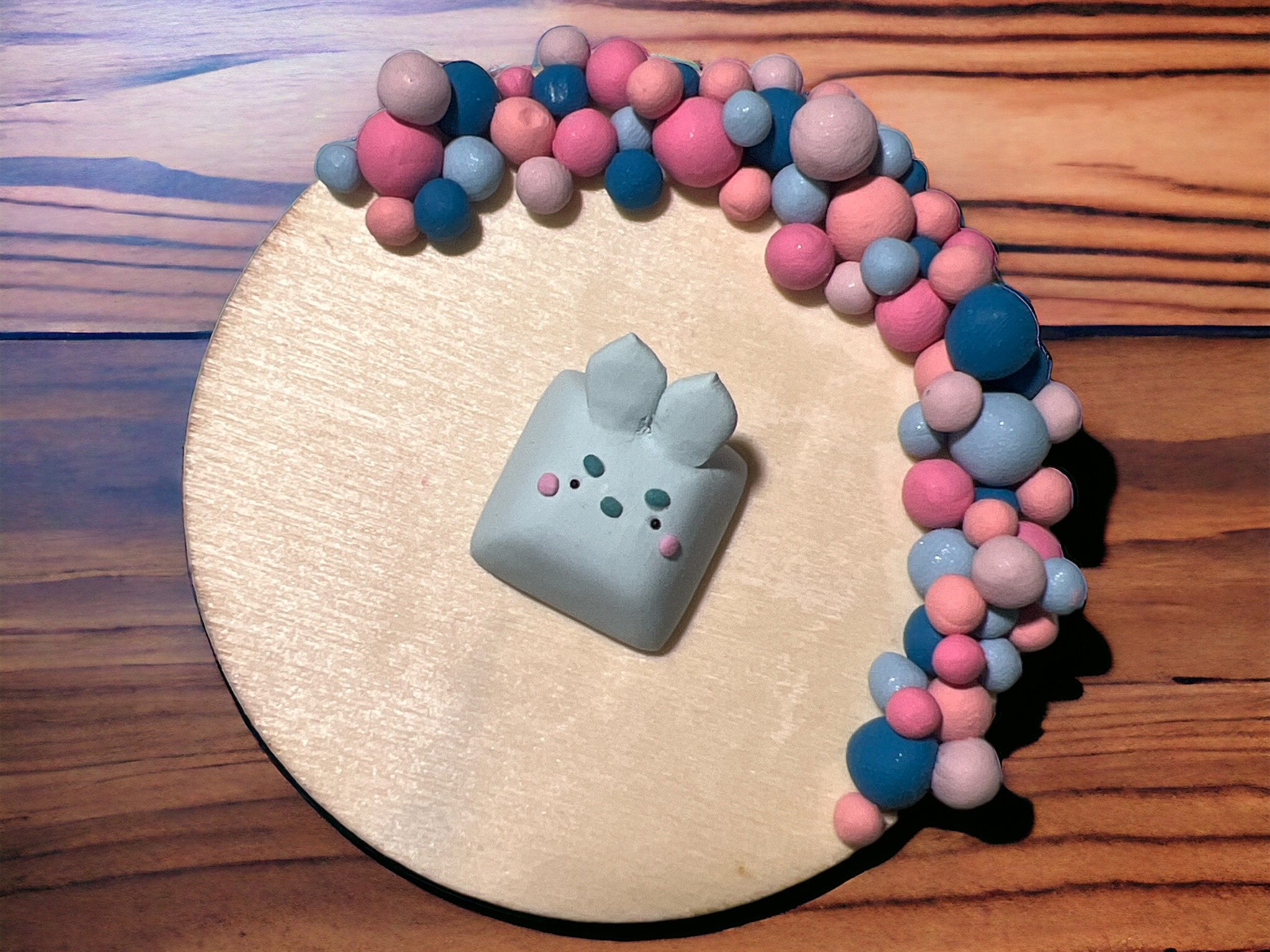 The Dollar Keycap - Blue Piglet