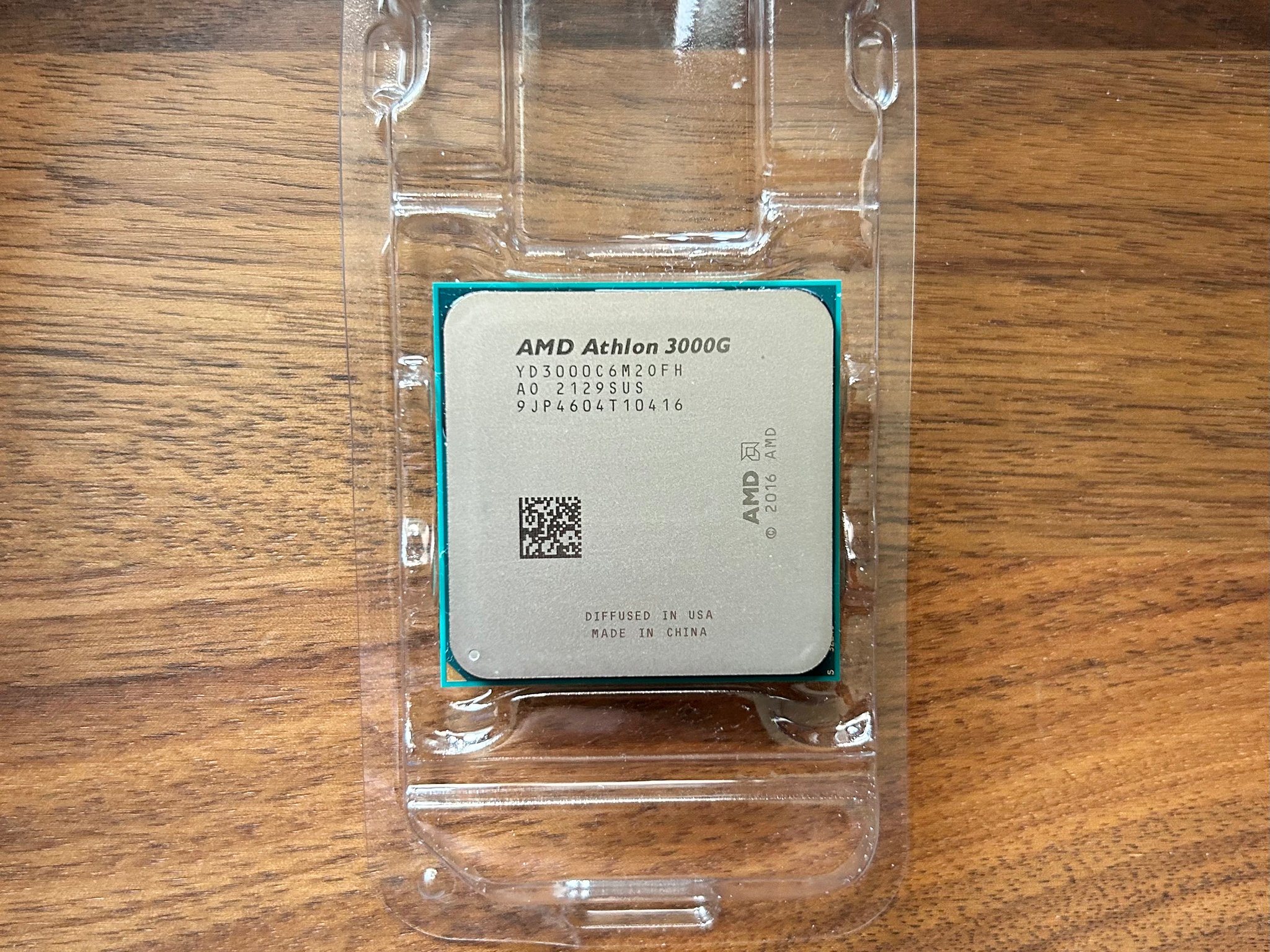 AMD Athlon 3000G 2 Cores/4 Threads Zen+ AM4