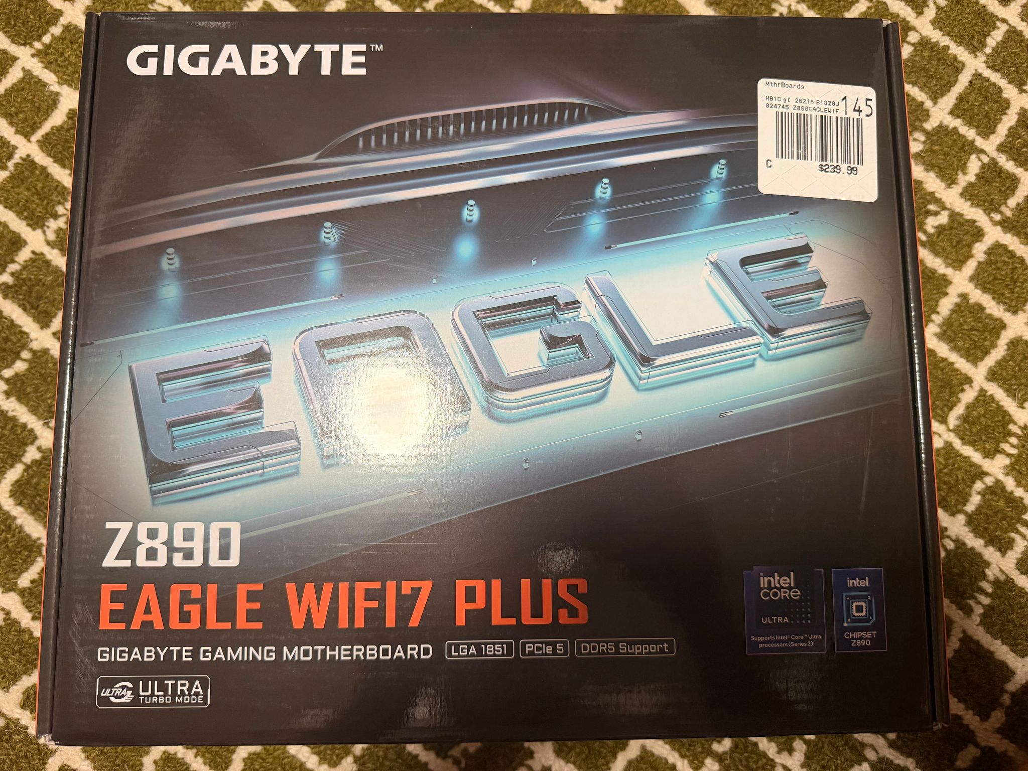 NEW Gigabyte Z890 EAGLE WIFI7 PLUS Intel LGA 1851 ATX Motherboard