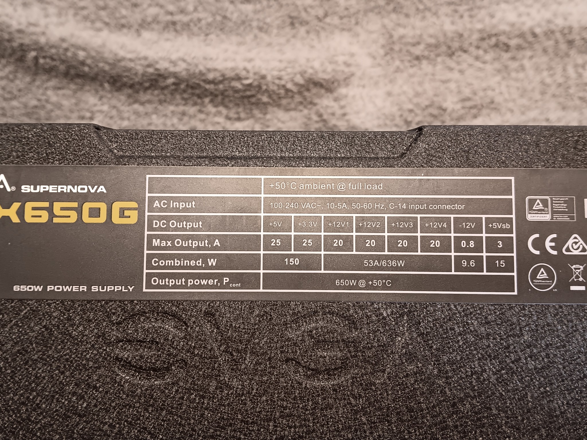 EVGA Supernova NEX650G (120-G1-0650) 650 Watt 80+ Gold Modular PSU Tested