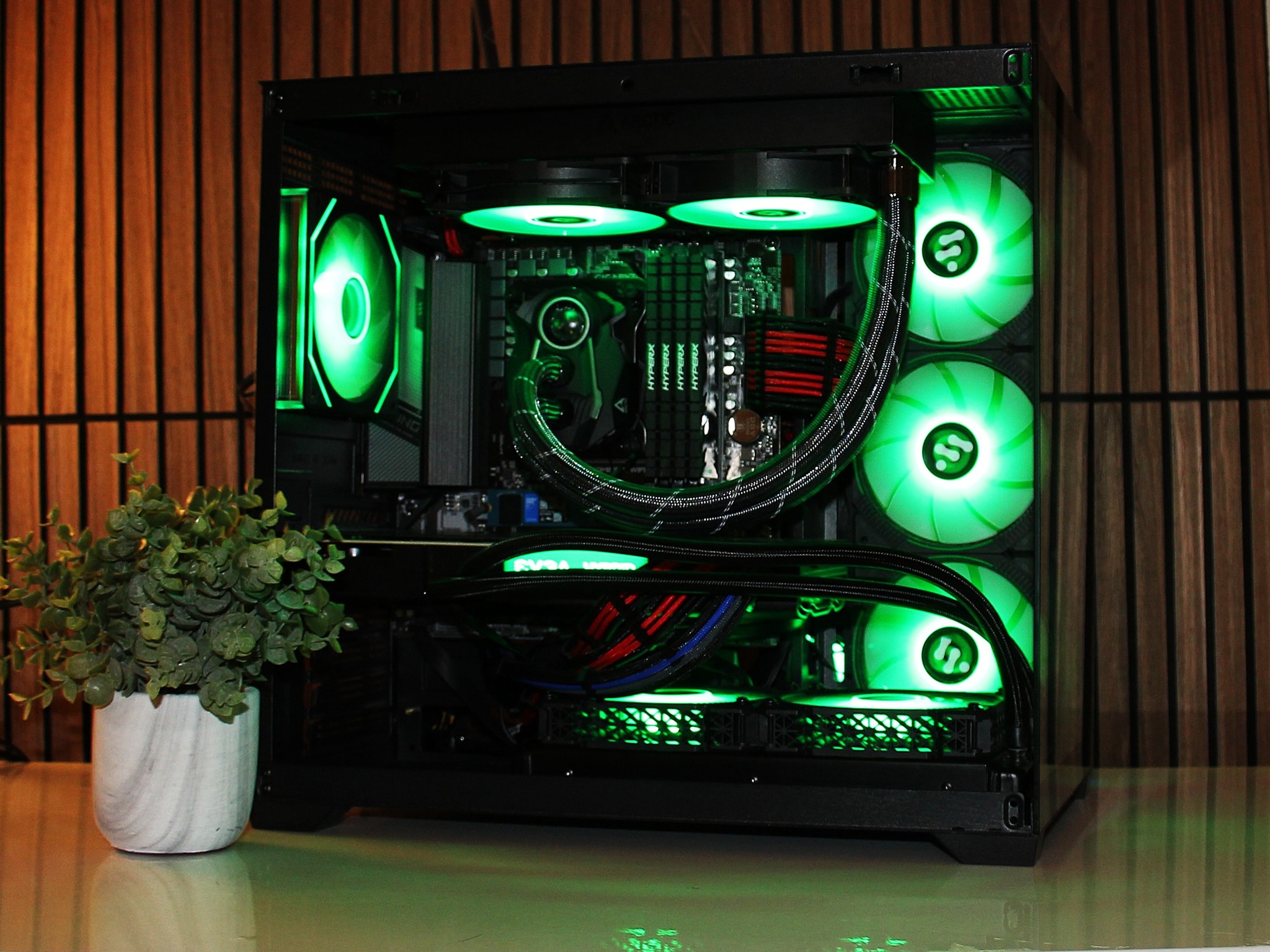 🖥️RTX 3080 Liquid cooled EVGA🖥️ |Gaming PC | Ryzen 7 5800X | 32GB RAM | 1TB SSD | WIN11 | WiFi/BT
