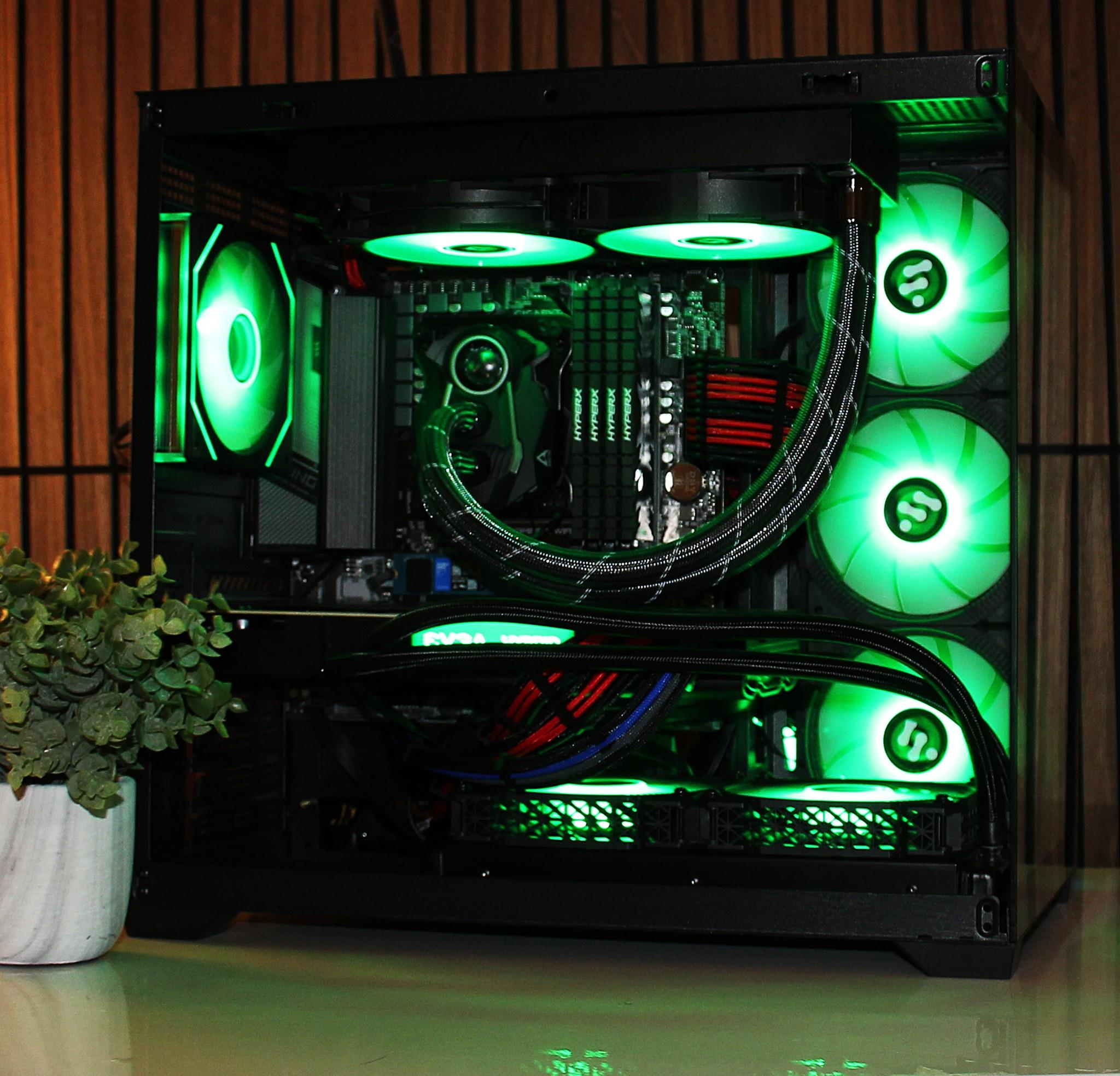 🖥️RTX 3080 Liquid cooled EVGA🖥️ |Gaming PC | Ryzen 7 5800X | 32GB RAM | 1TB SSD | WIN11 | WiFi/BT