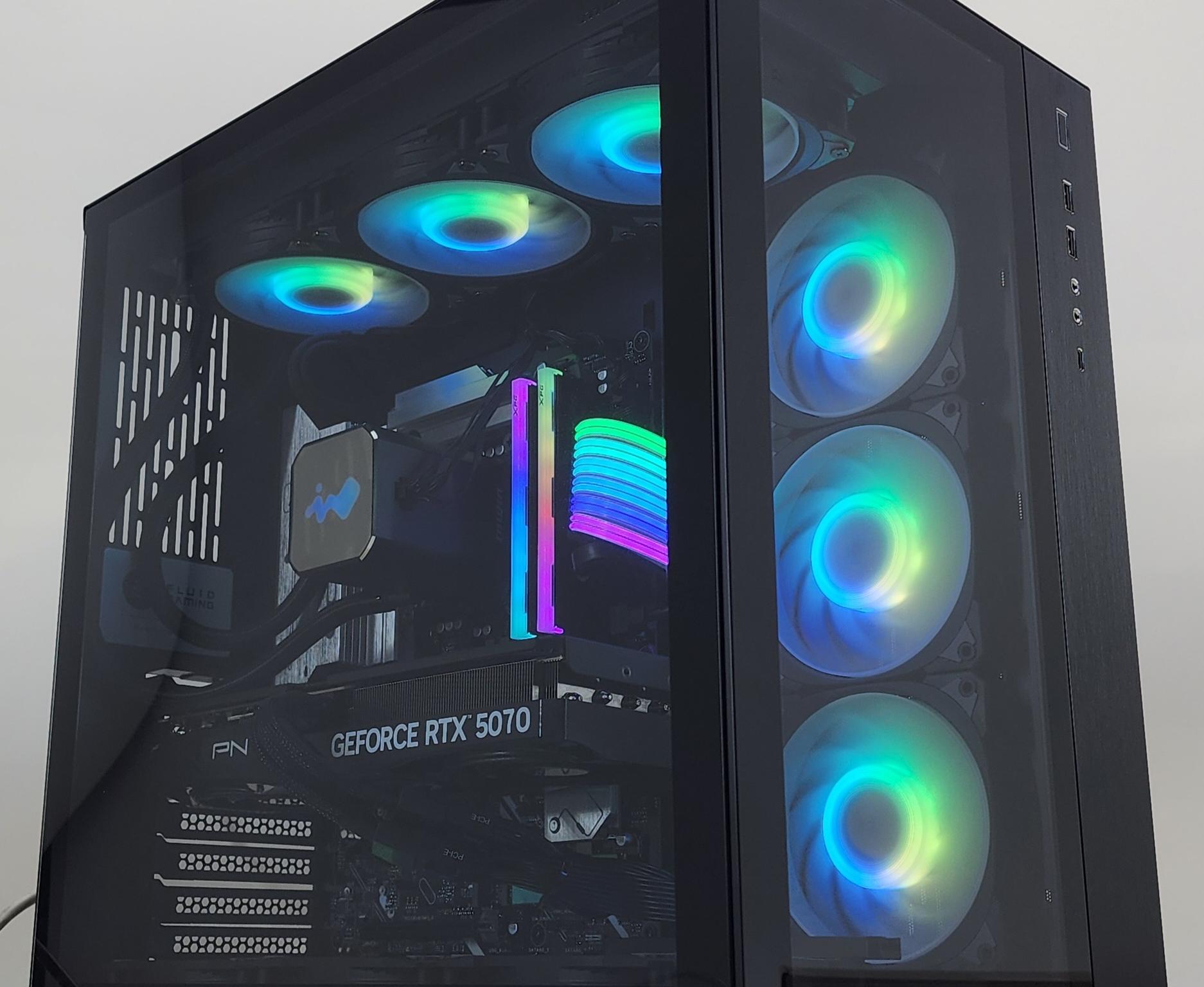 Gaming PC Ultra 7 270K 32GB RAM 1TB SSD RTX 5070 12GB Windows 11 Computer