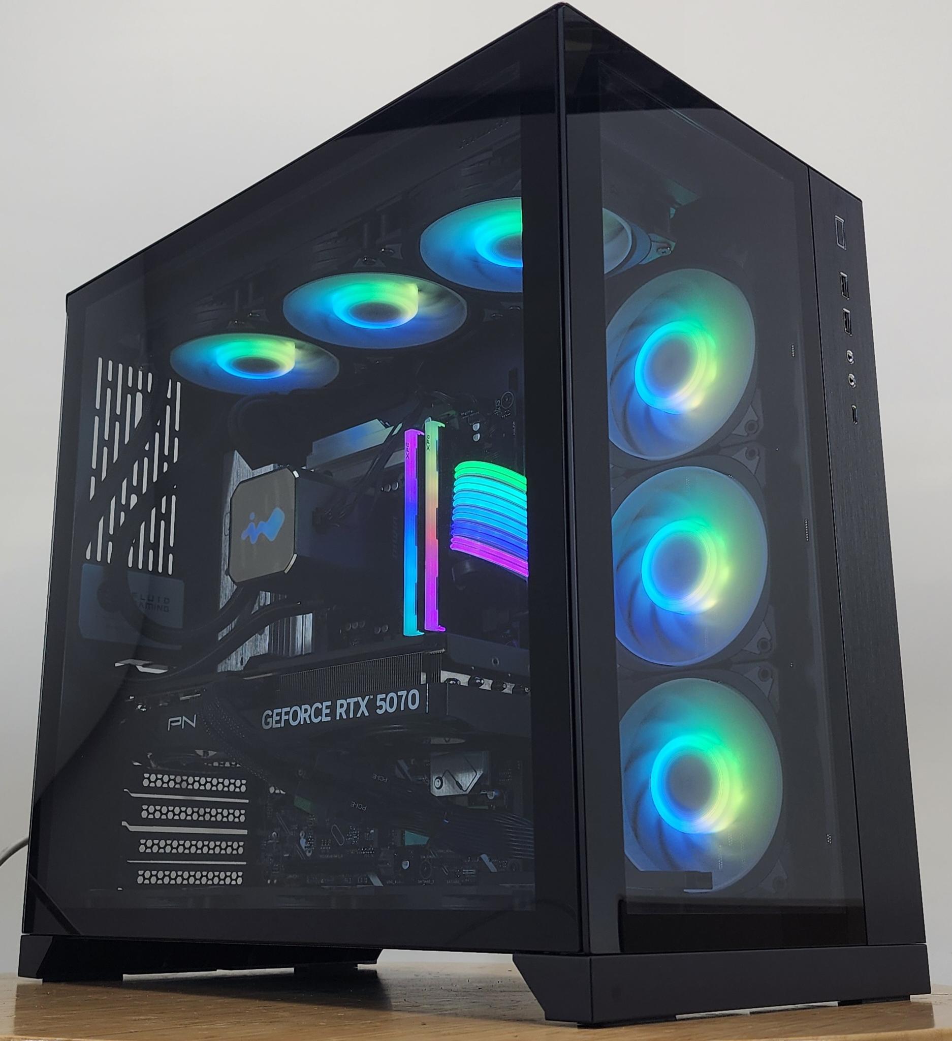 Gaming PC Ultra 7 270K 32GB RAM 1TB SSD RTX 5070 12GB Windows 11 Computer