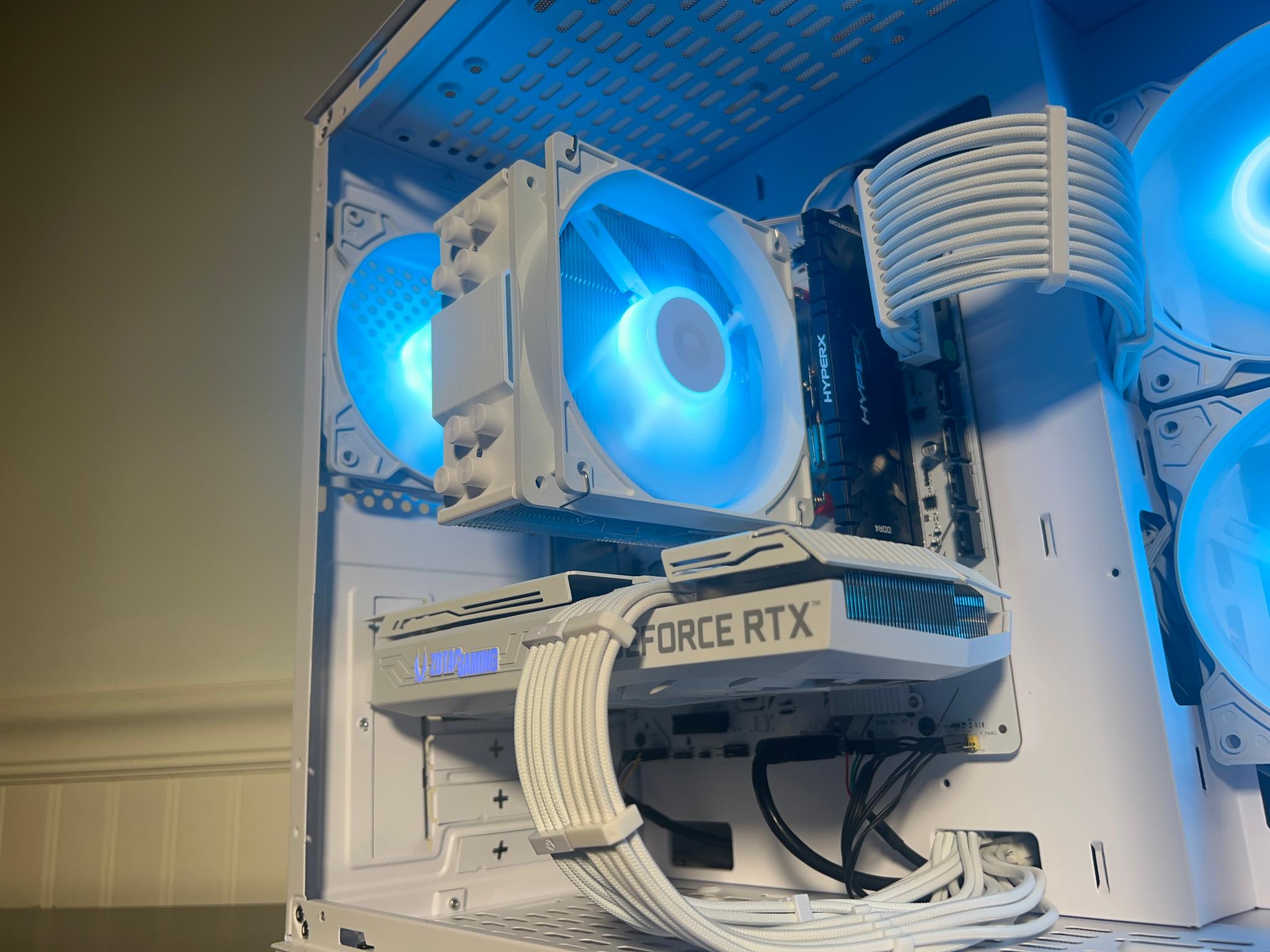 ⚪️Whiteout Midrange RTX Gaming PC | Rtx 3060 12gb | Ryzen 5 3600 | 32gb Ram | WiFi | Windows 11 Pro
