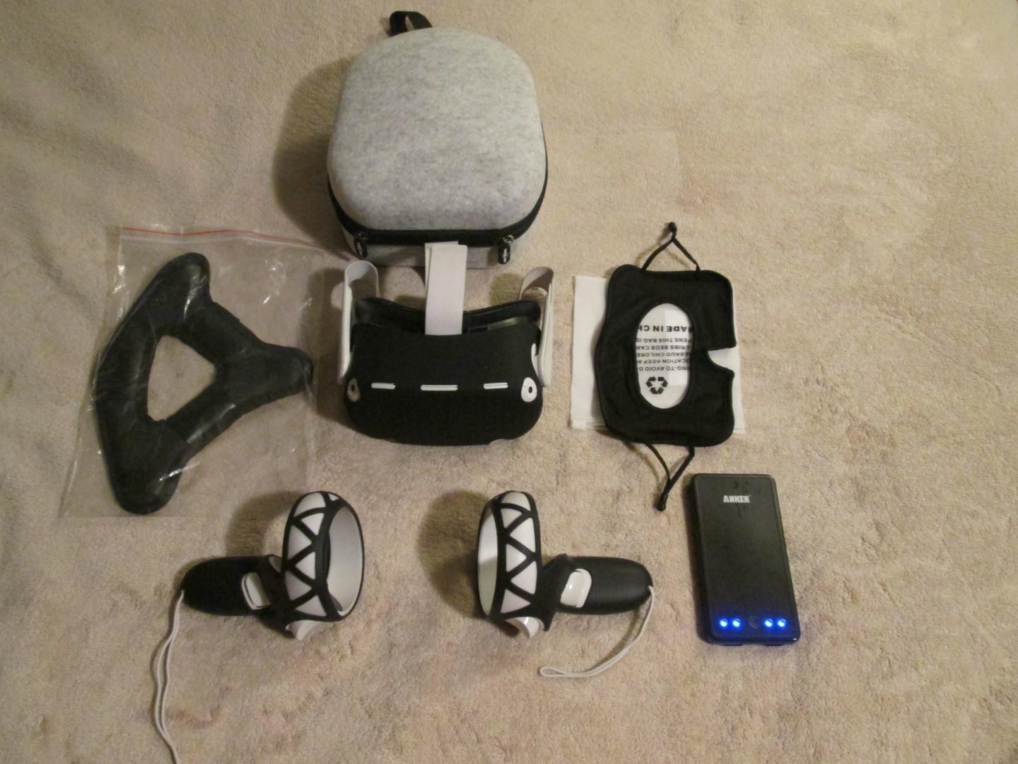 Oculus Quest 2 With Case, Accessories And Games