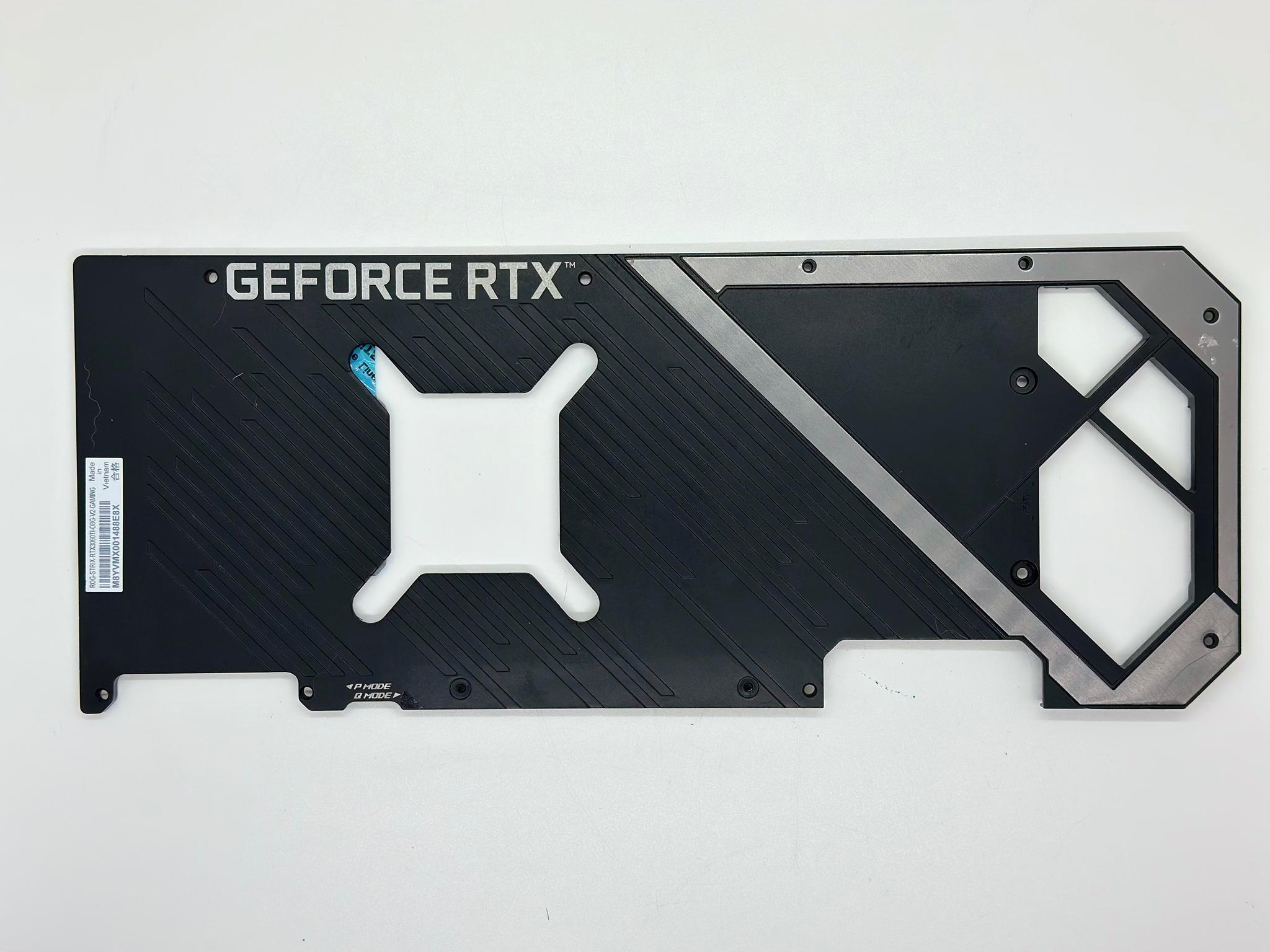 Asus ROG STRIX Black Heatsink+Backplate Combo