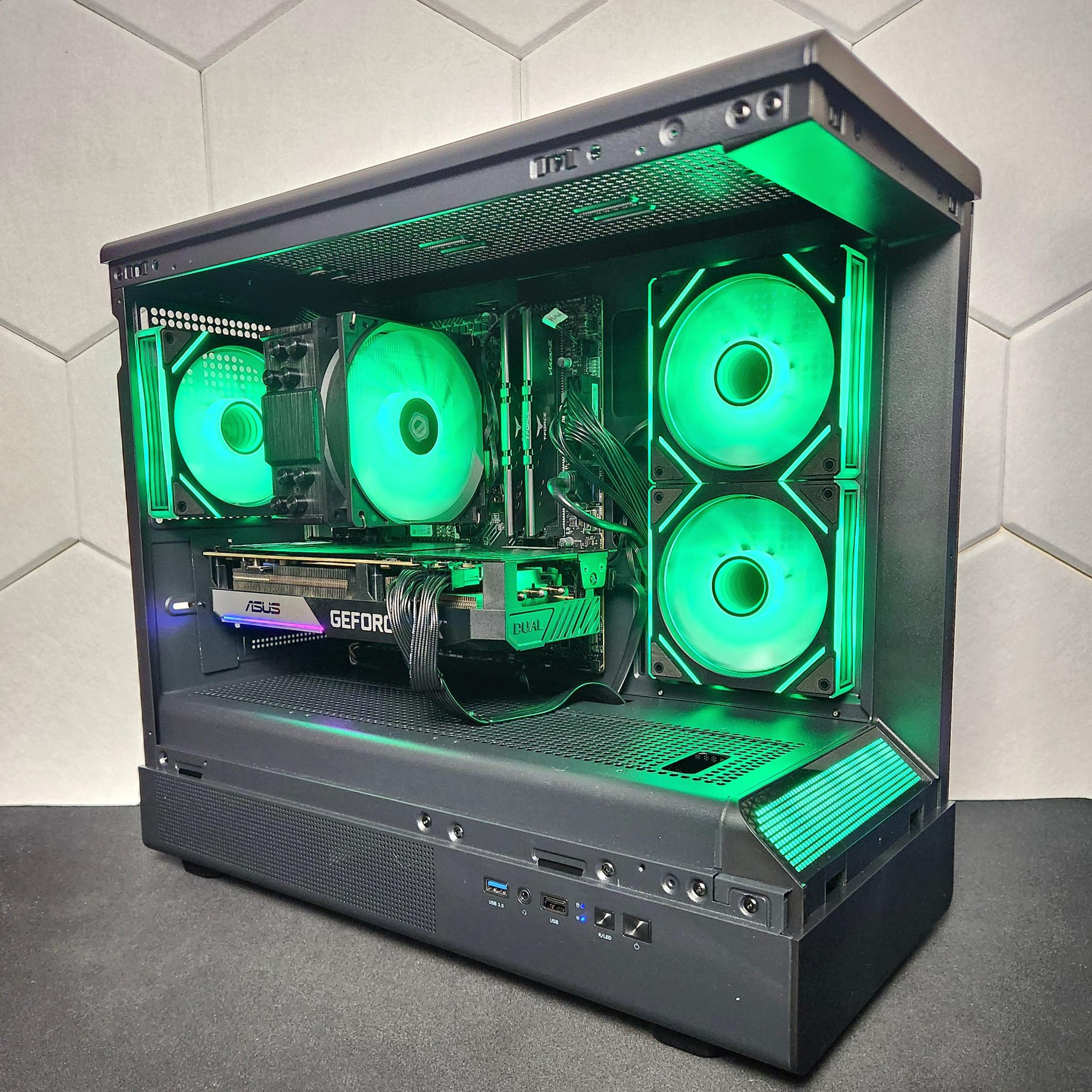 RTX 3070 | Intel I5-12400F | 16GB DDR4 | 1.25TB SSD+HDD | WIFI+BT "Night Runner"