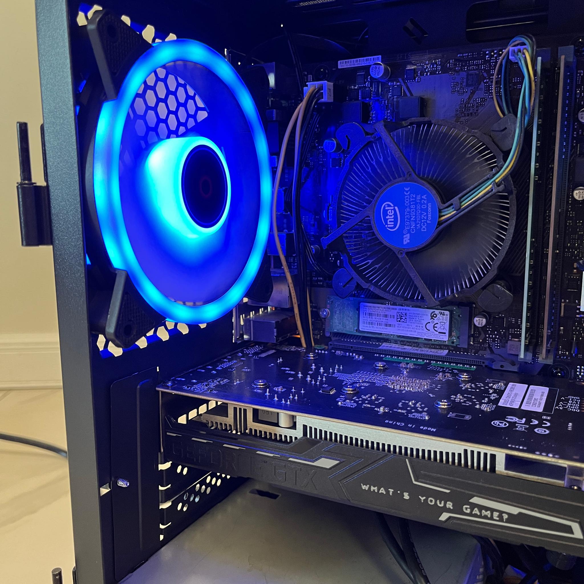 NVIDIA GTX 1650, Intel Core i3-8100, 16GB RAM, 4.2TB Storage, Gaming PC w/ Wi-Fi, BT & RGB Remote