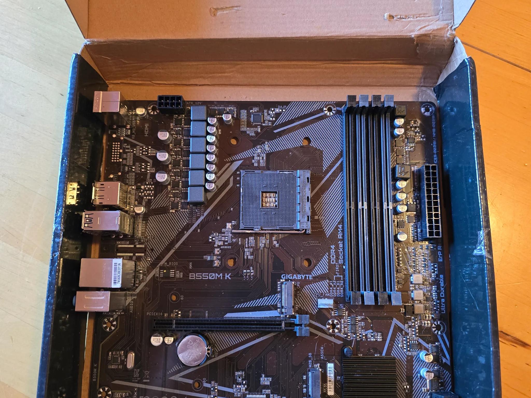 Gigabyte B550M K Motherboard