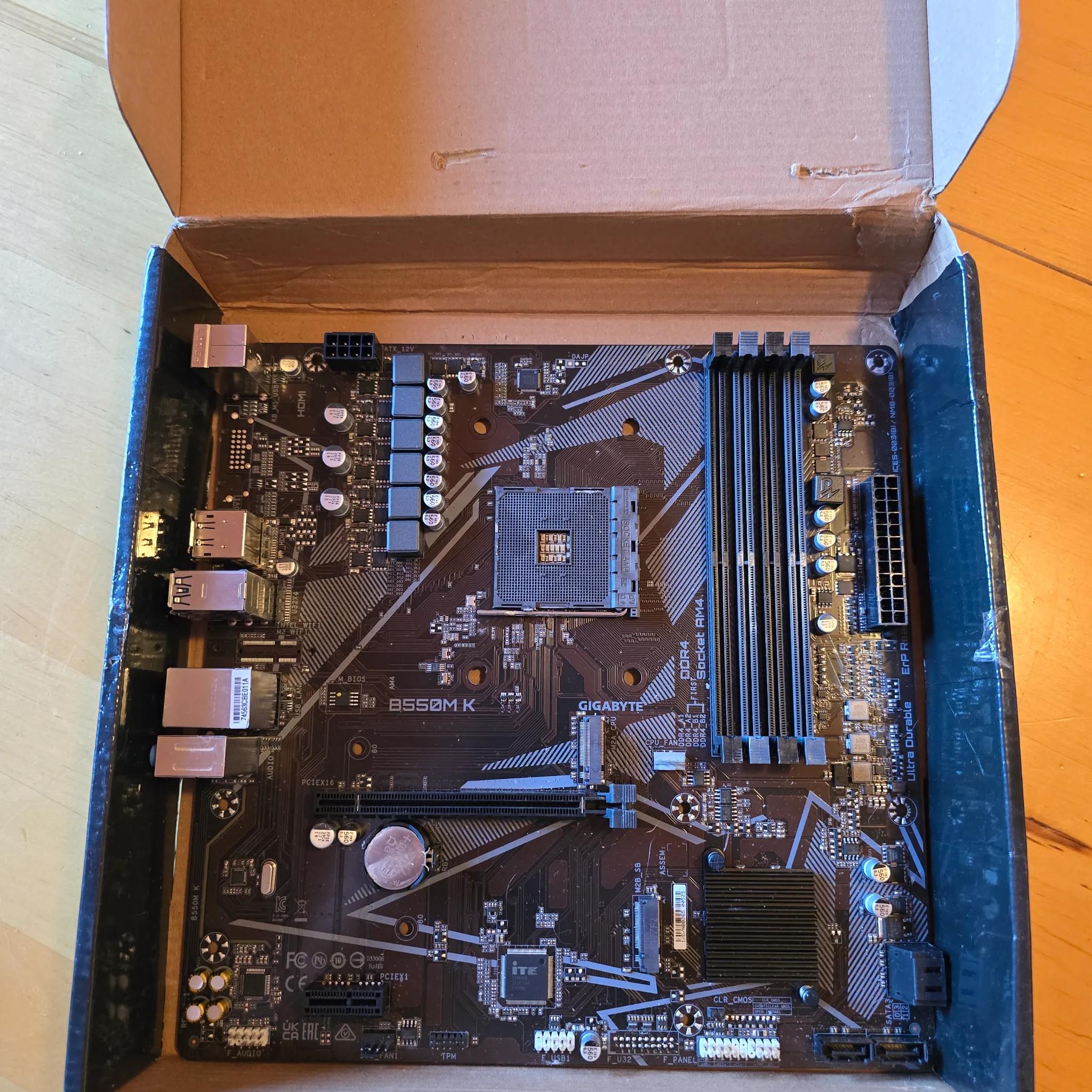 Gigabyte B550M K Motherboard
