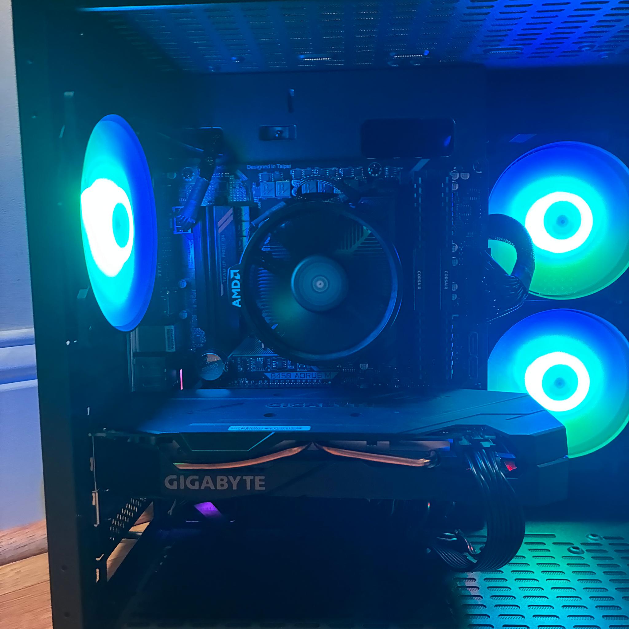 GTX 1660 TI R5 3600 CUSTOM GAMING PC 16GB DDR4 512GB NVMe WIFI 6E Bluetooth Windows 10/11