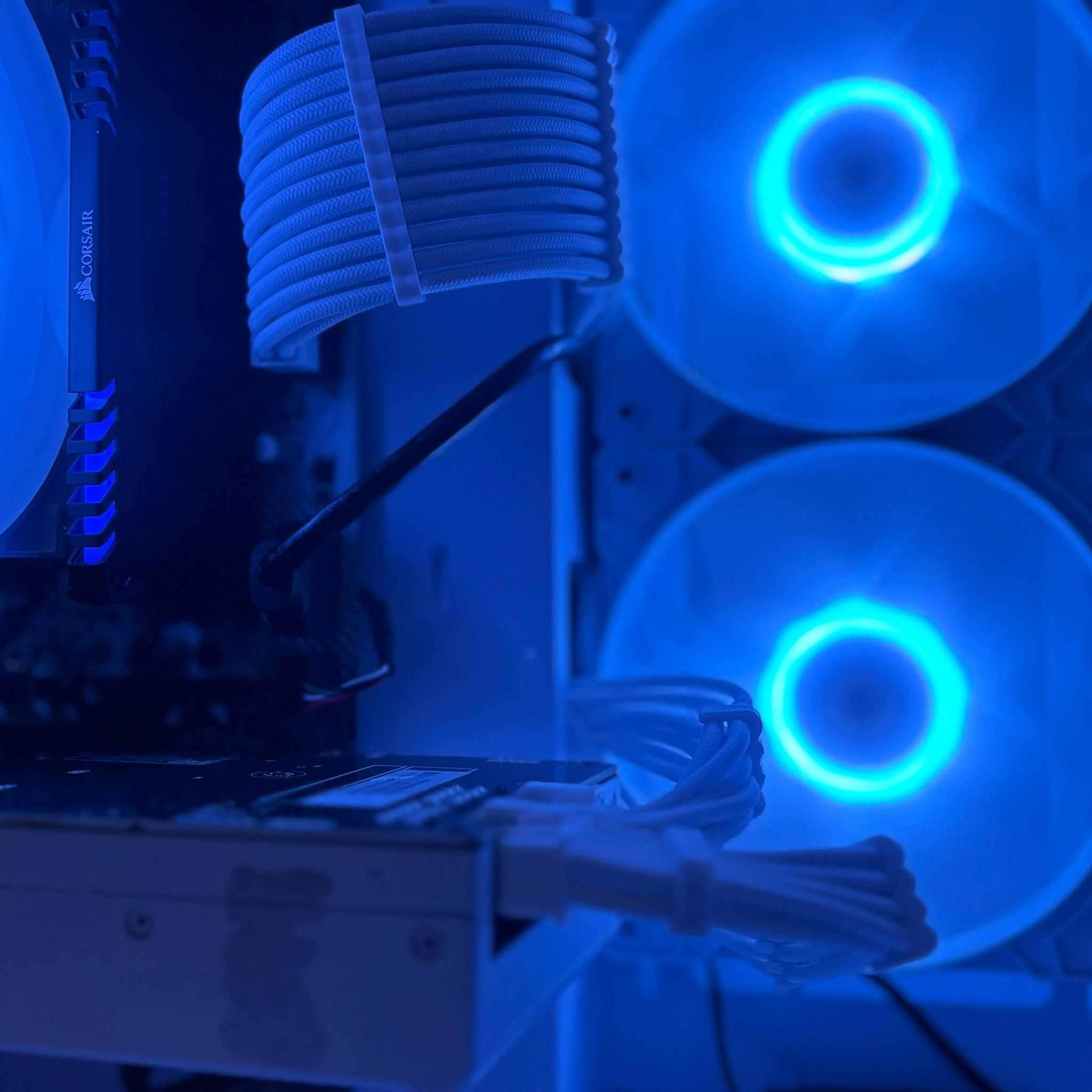 White Gaming PC - RTX 3070, Ryzen 5 3600, 16GB RAM, 512GB SSD