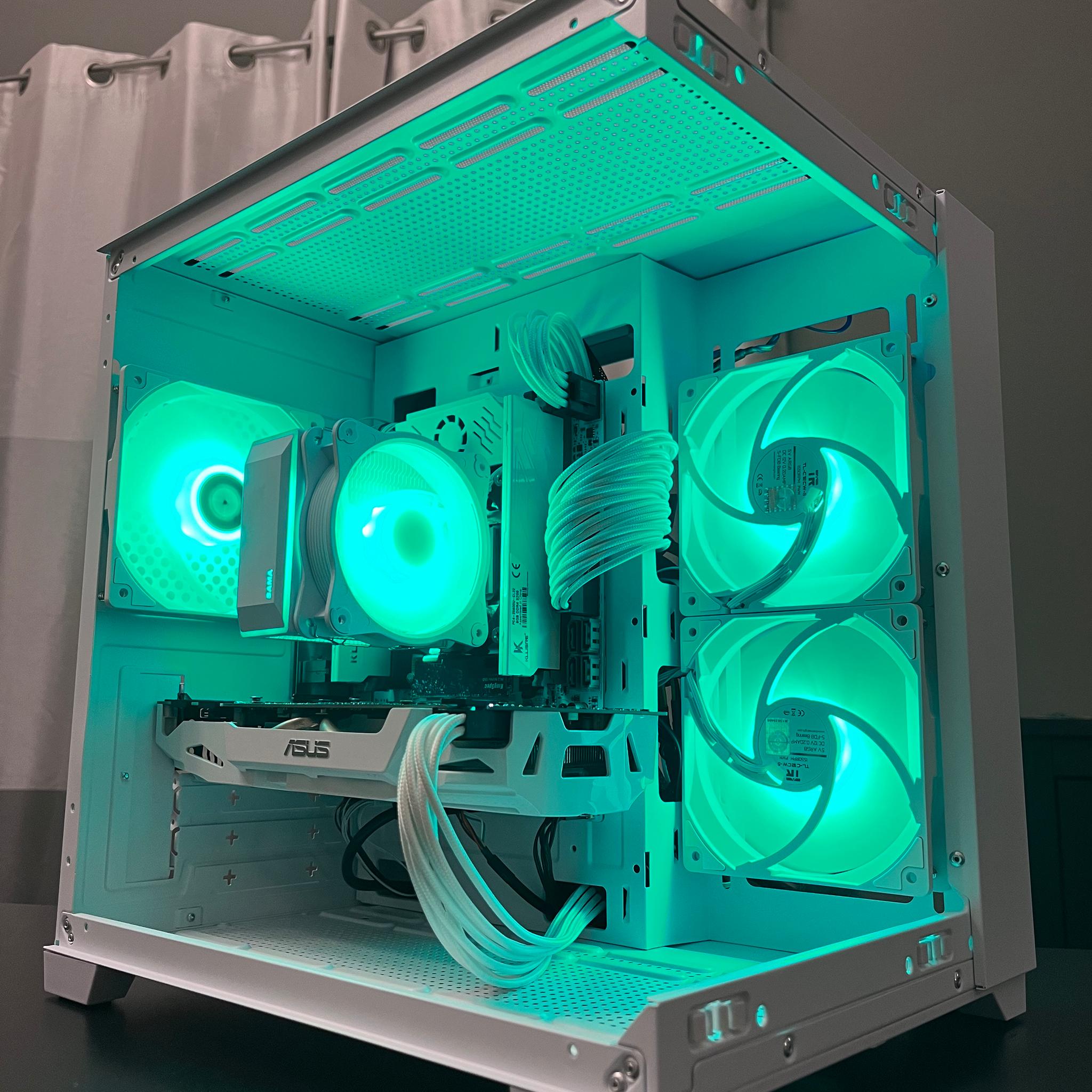 ALL WHITE GAMING PC | GTX 1070 | I7 5930K EQUIVALENT | 16GB DDR4 | 500GB NVME