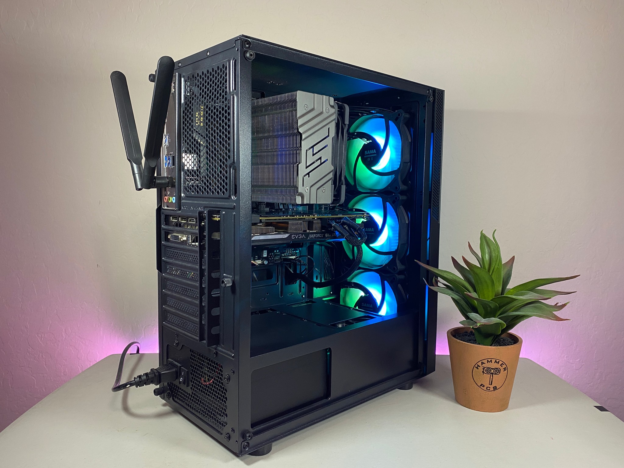 Custom Built Intel Nvidia GeForce RGB WiFi Gaming PC Computer