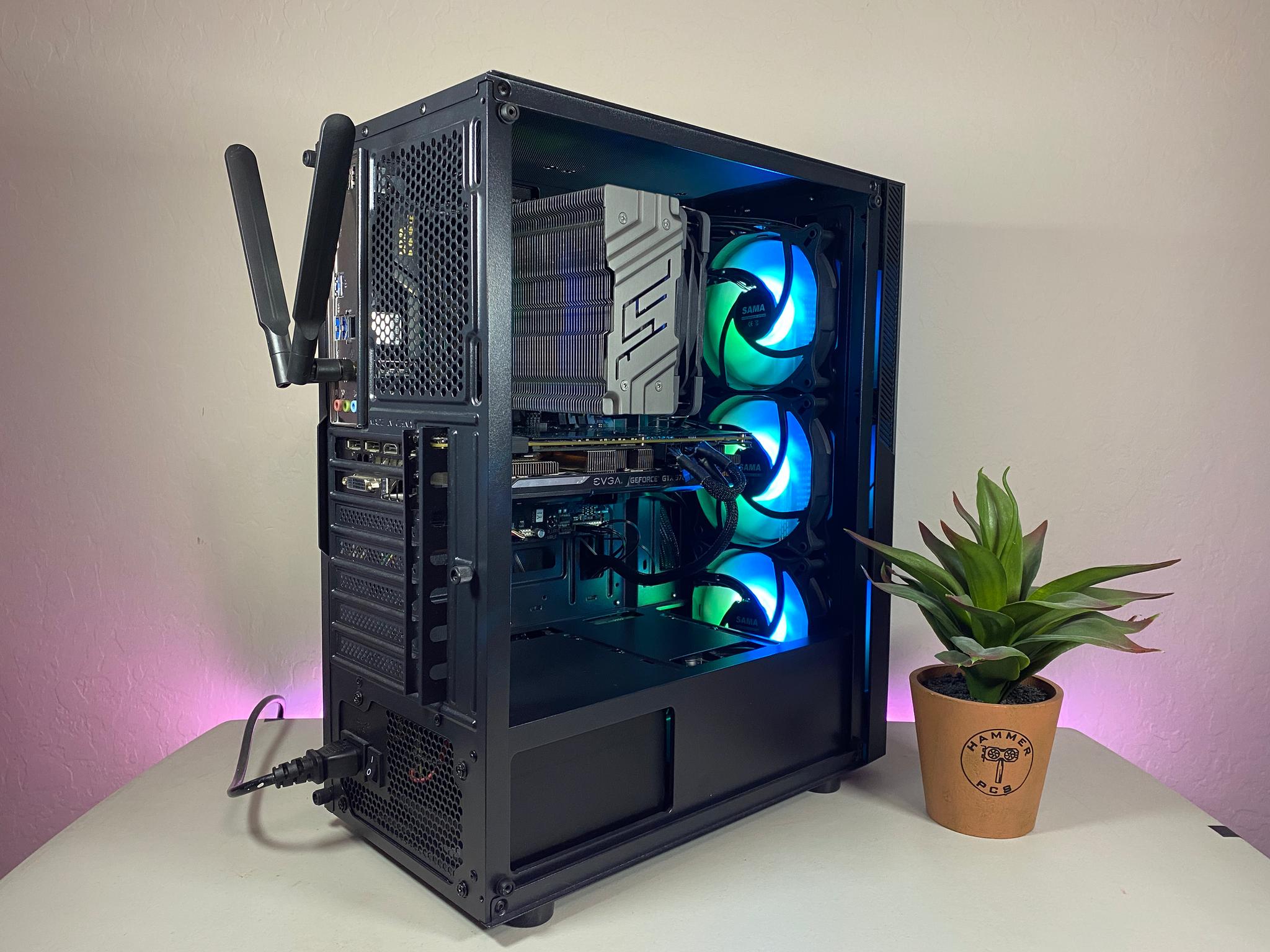 Custom Built Intel Nvidia GeForce RGB WiFi Gaming PC Computer