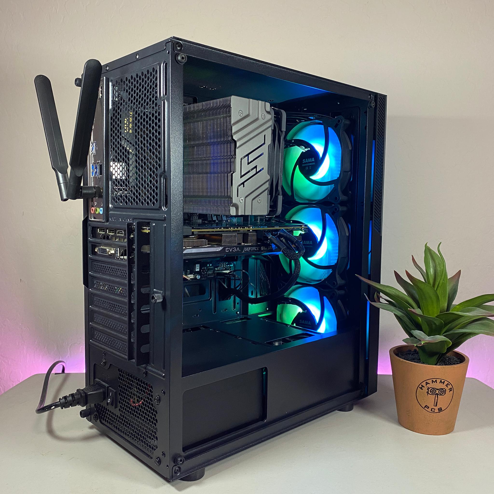Custom Built Intel Nvidia GeForce RGB WiFi Gaming PC Computer