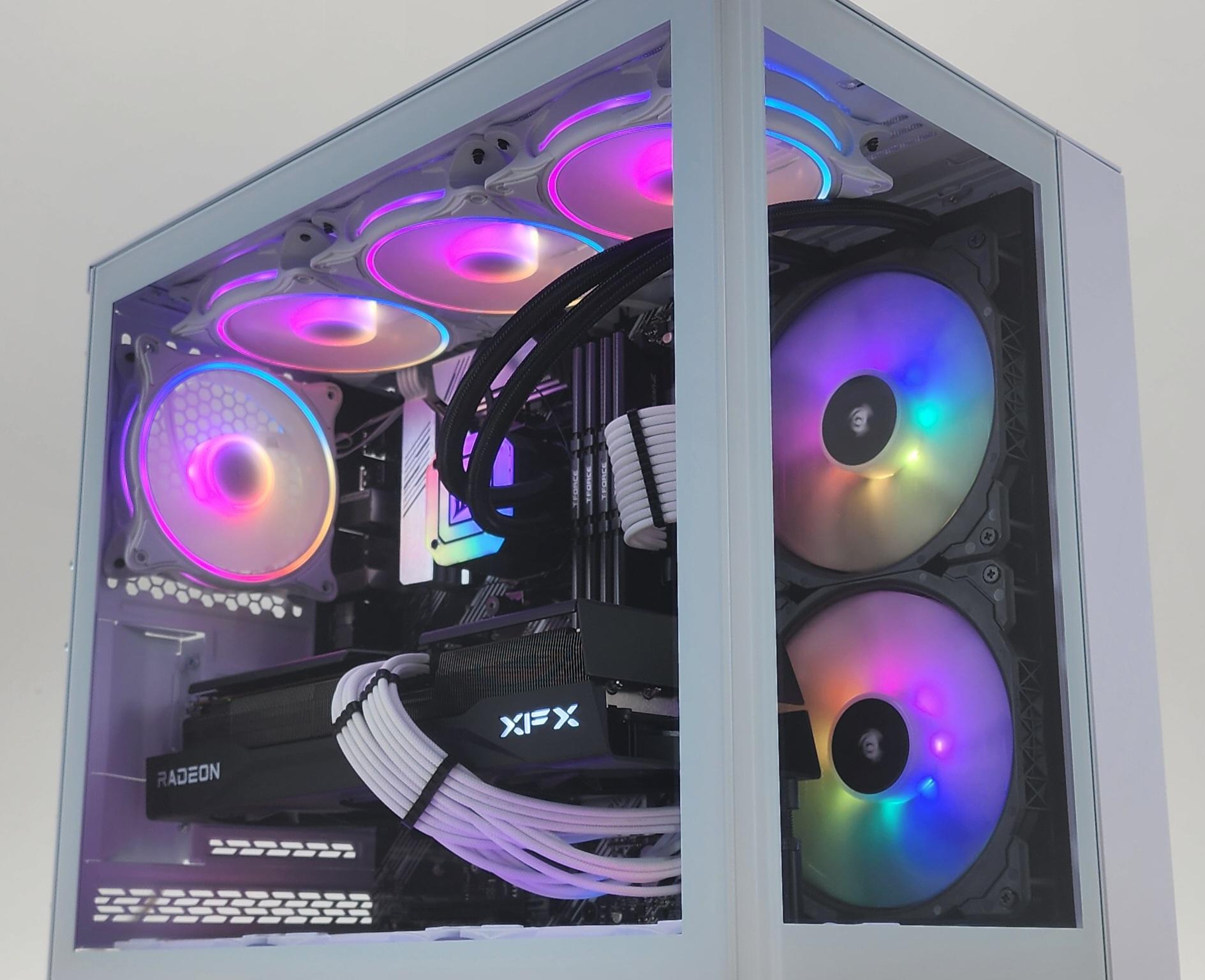 Gaming PC Ryzen 7 5700X3D 32GB RAM 2TB SSD RX 9070 XT 16GB Windows 11 Computer