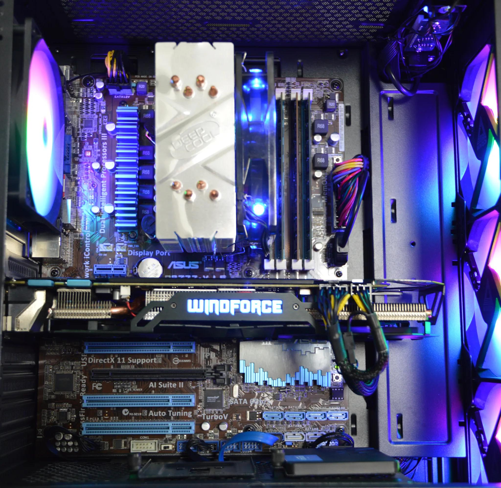 🔵🌈| GTX 970 4GB | INTEL i7 3770k | 16GB DDR3 RAM | 512GB NVME SSD | Rainbow Ice |
