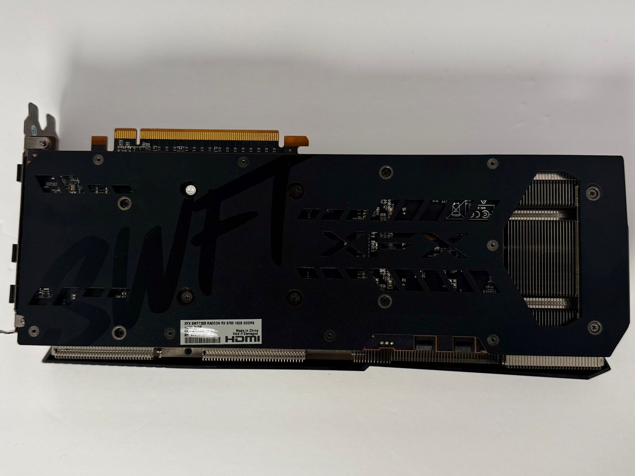XFX Speedster QICK319 AMD Radeon RX 6700 CORE Gaming Graphics Card with 10GB GDDR6 HDMI