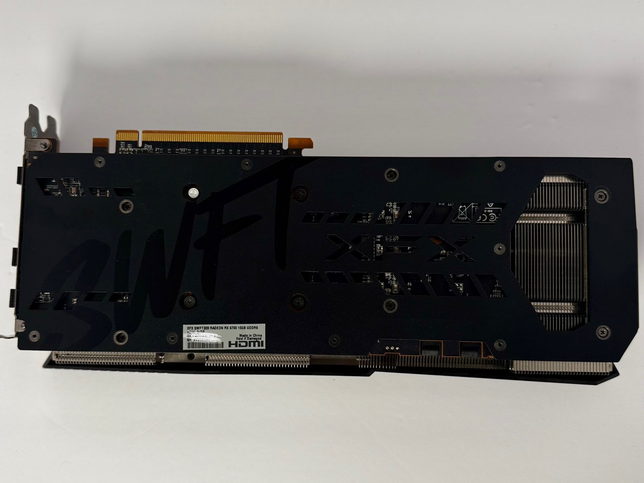 XFX Speedster QICK319 AMD Radeon RX 6700 CORE Gaming Graphics Card with 10GB GDDR6 HDMI