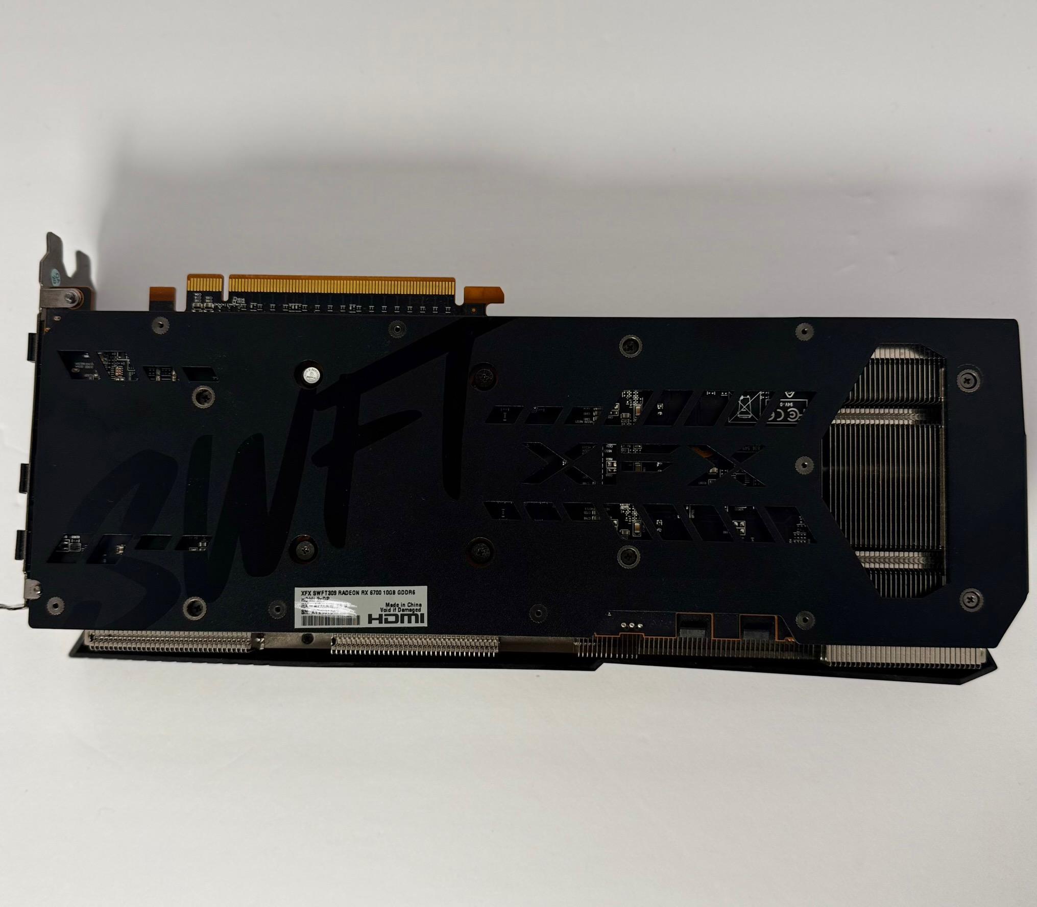 XFX Speedster QICK319 AMD Radeon RX 6700 CORE Gaming Graphics Card with 10GB GDDR6 HDMI
