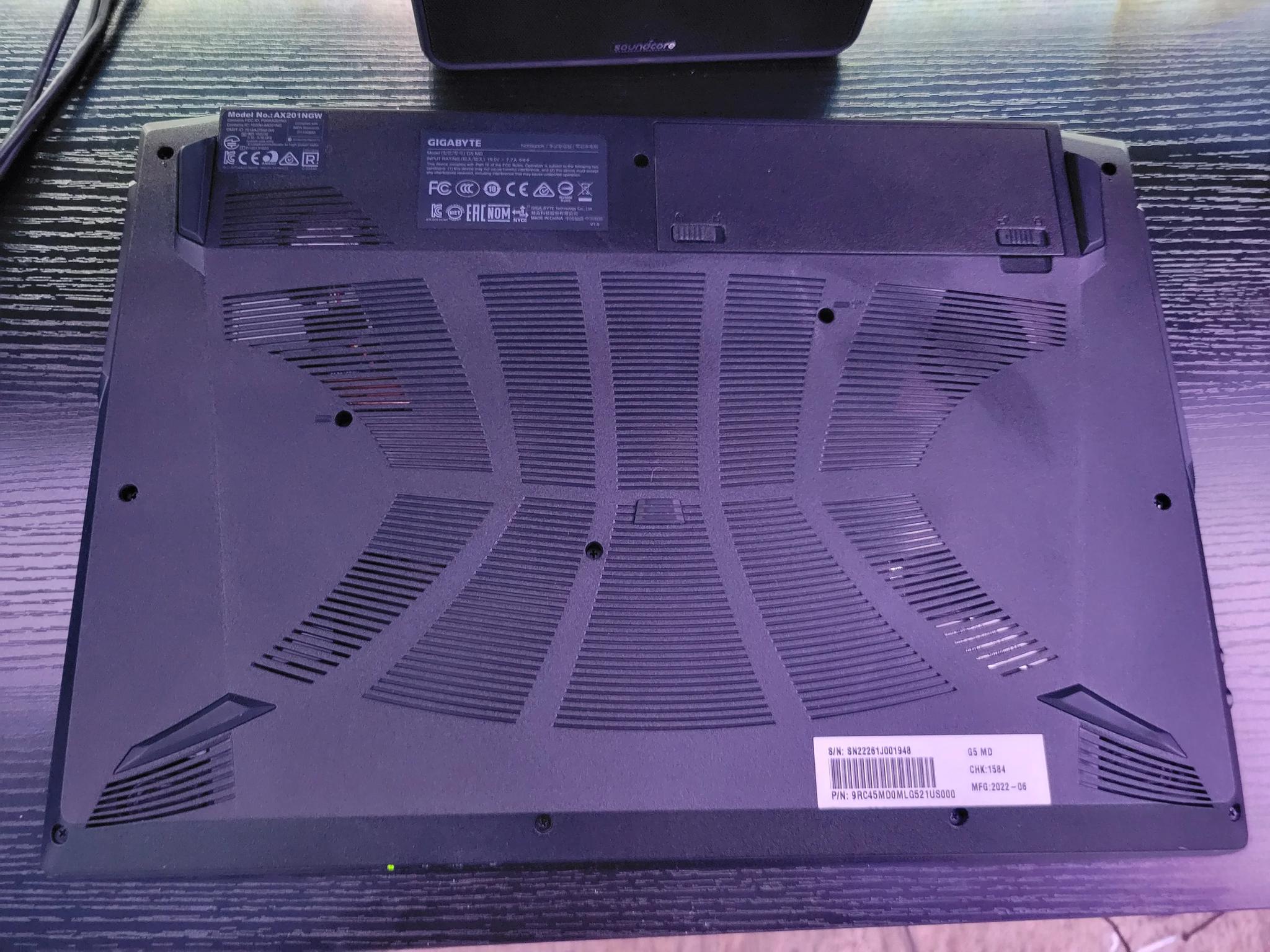 Gigabyte G5 MD 3050Ti Gaming Laptop