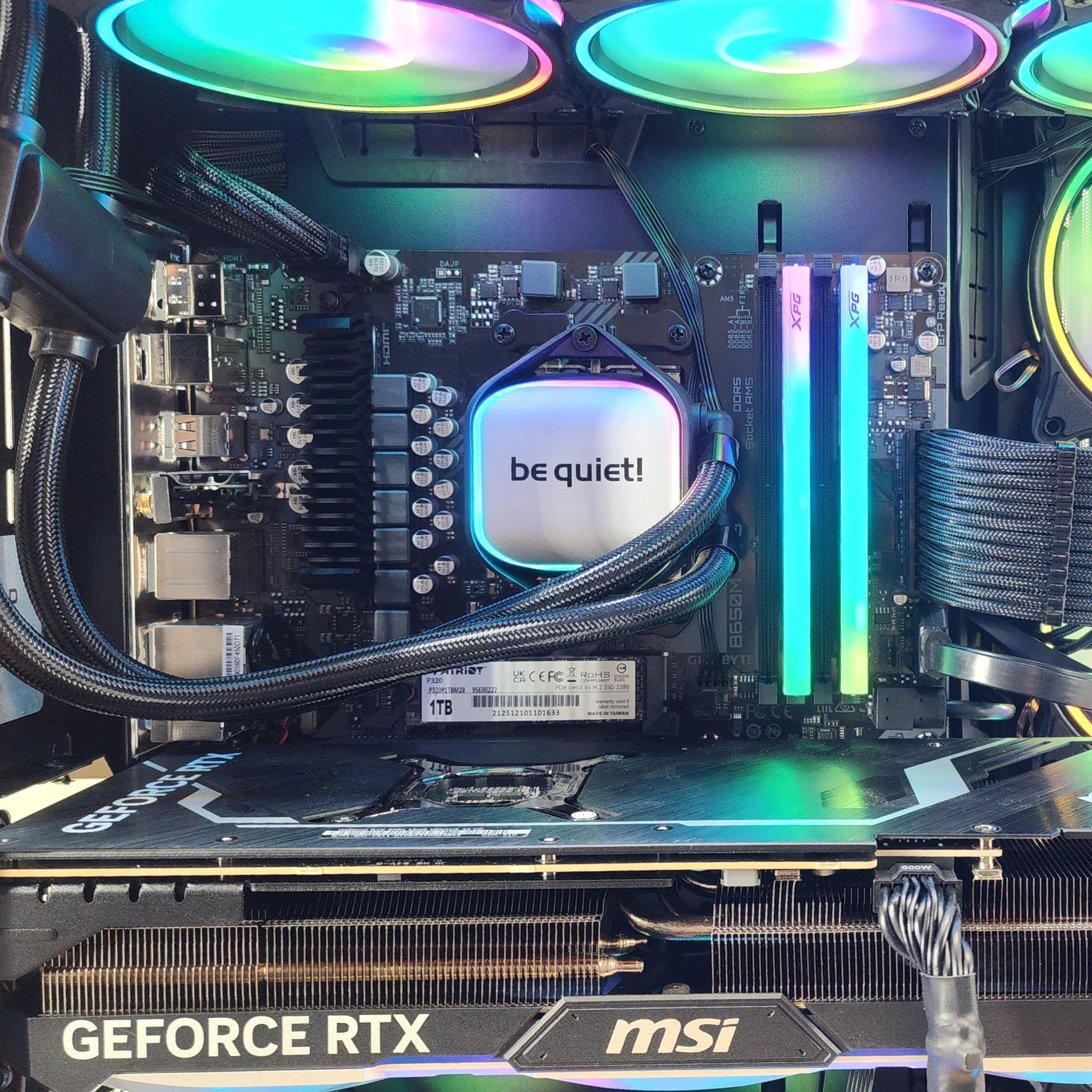 Gaming PC Ryzen 9 7950X3D 32GB RAM 1TB SSD RTX 4080 16GB Windows 11 Computer
