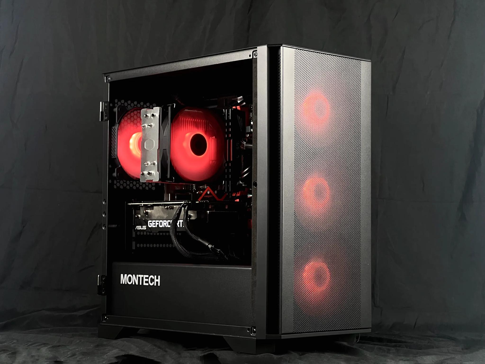 Budget RTX Gaming PC - 3050 8GB, Ryzen 5 3600, 16GB DDR4, 500GB SSD, RGB + WiFi