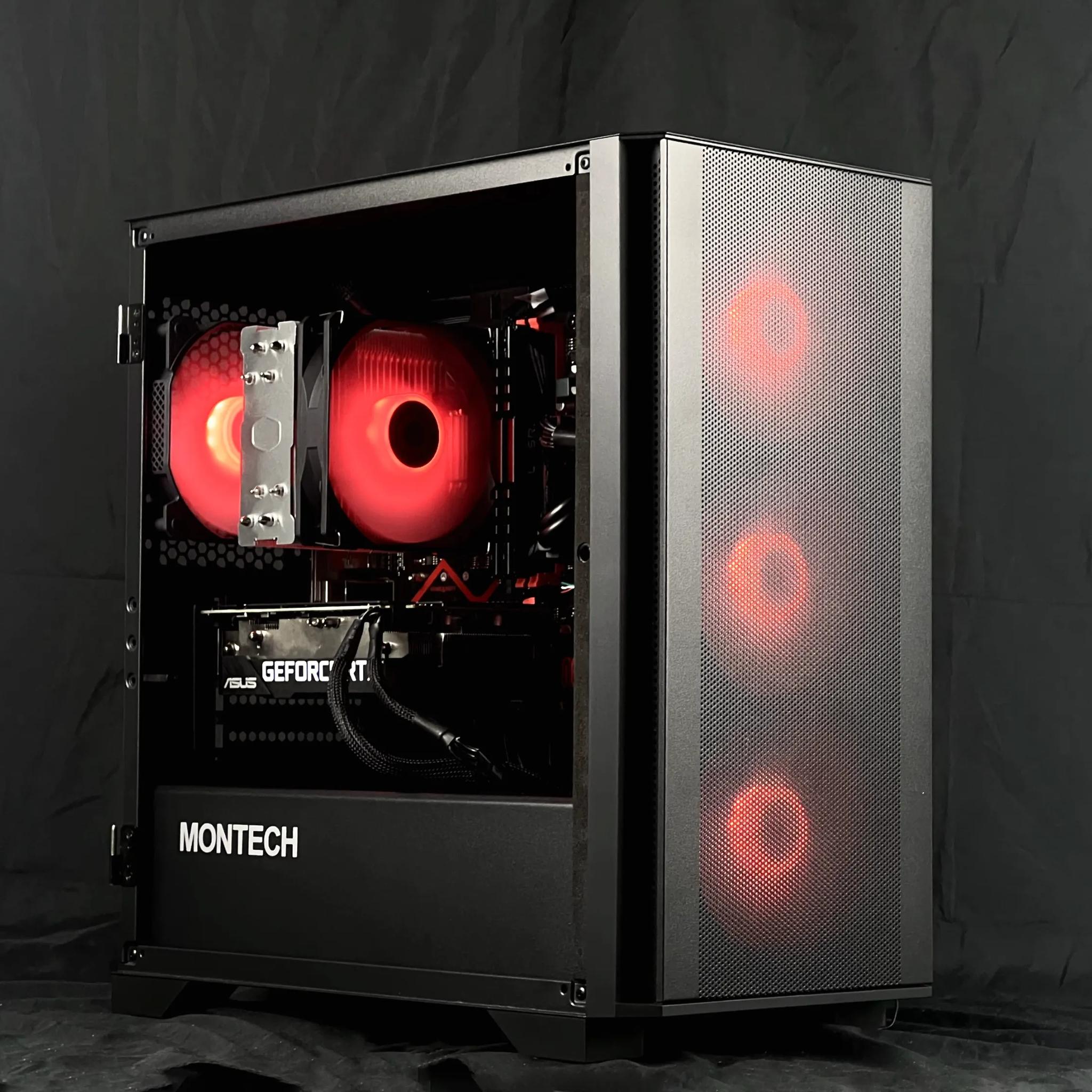 Budget RTX Gaming PC - 3050 8GB, Ryzen 5 3600, 16GB DDR4, 500GB SSD, RGB + WiFi