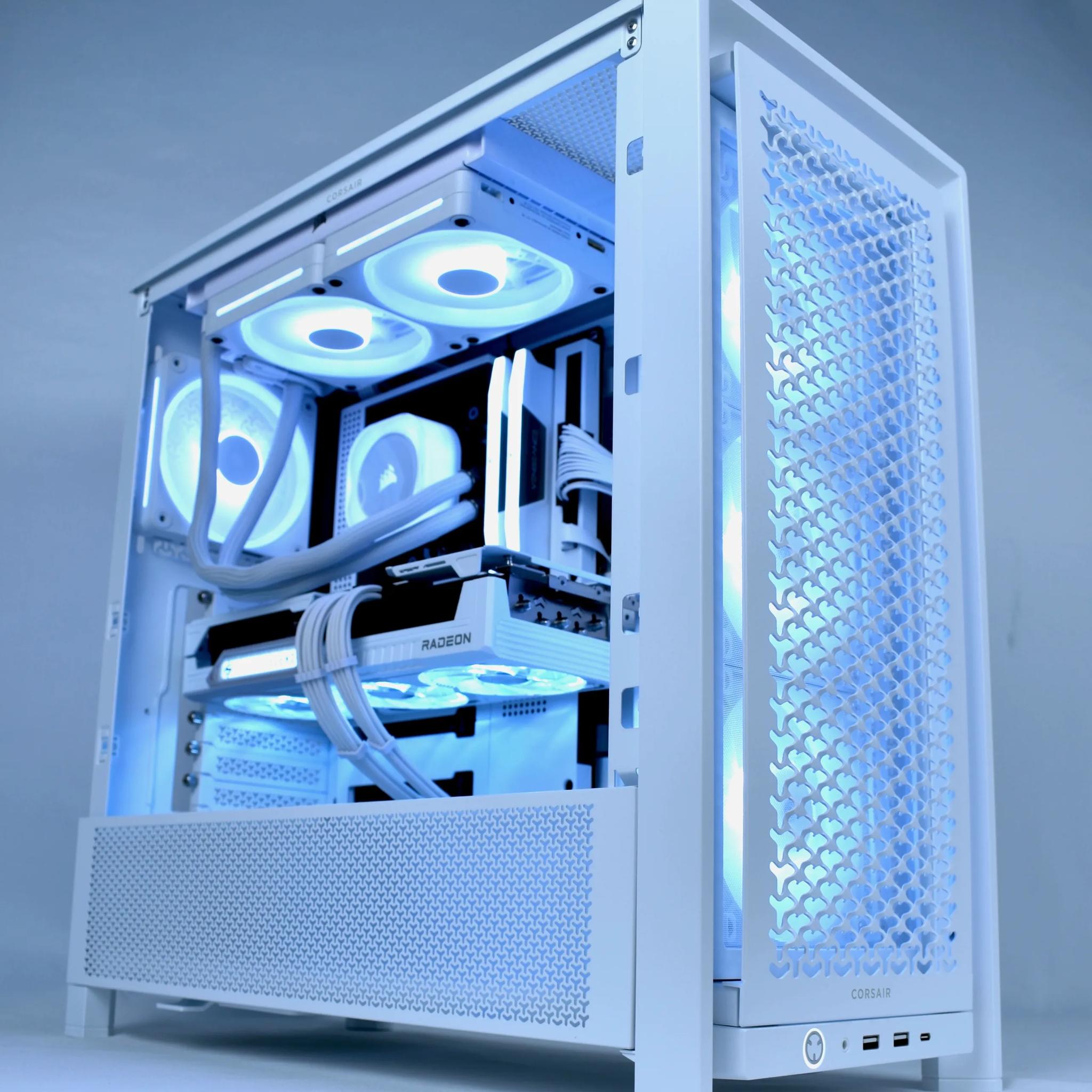 🌨️❄️BLIZZARD❄️🌨️ 1440p/4K Custom Gaming PC | Ryzen 9800X3D, RX 9070 XT, 2TB SSD, 32GB DDR5 |