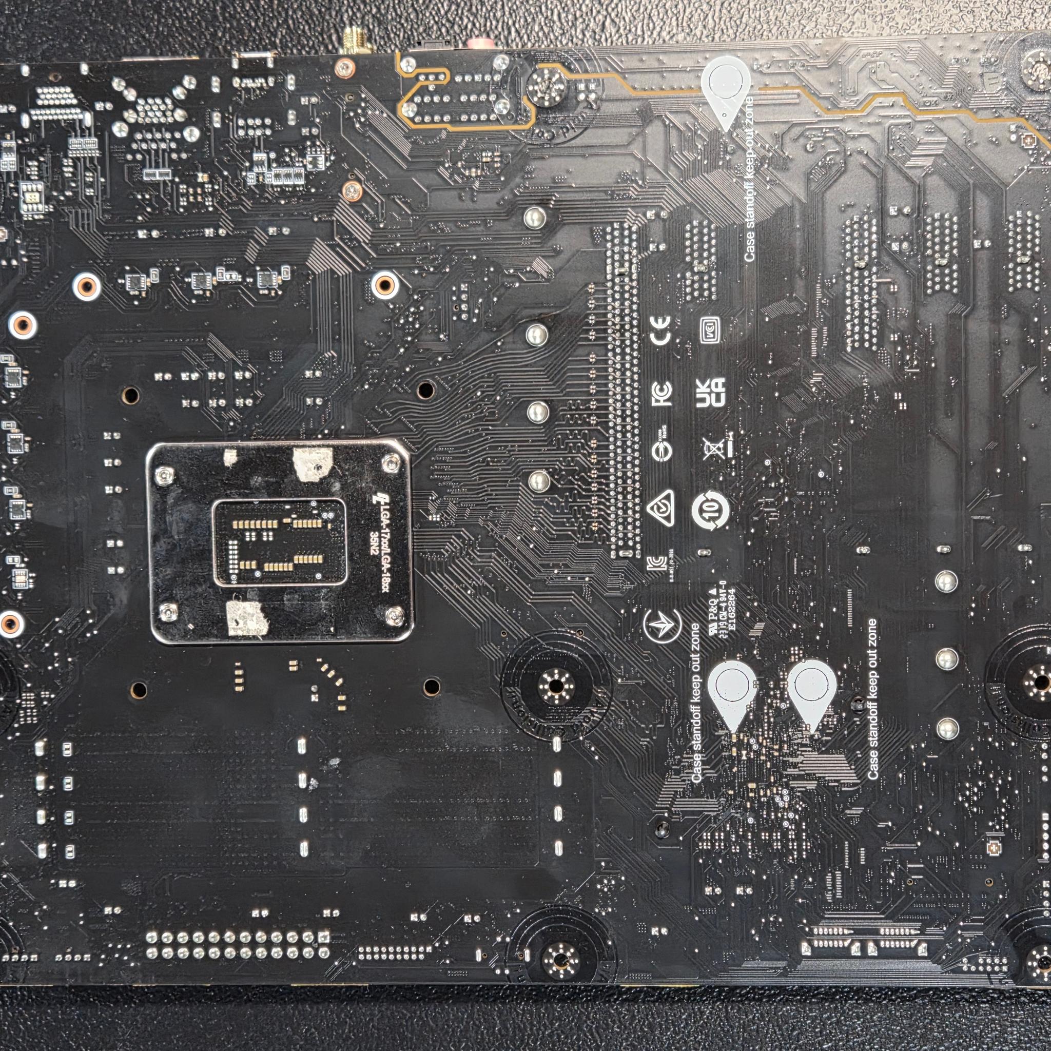 MSI PRO B760-VC WIFI LGA 1700 Motherboard DDR5. With Antennas. No IO Shield