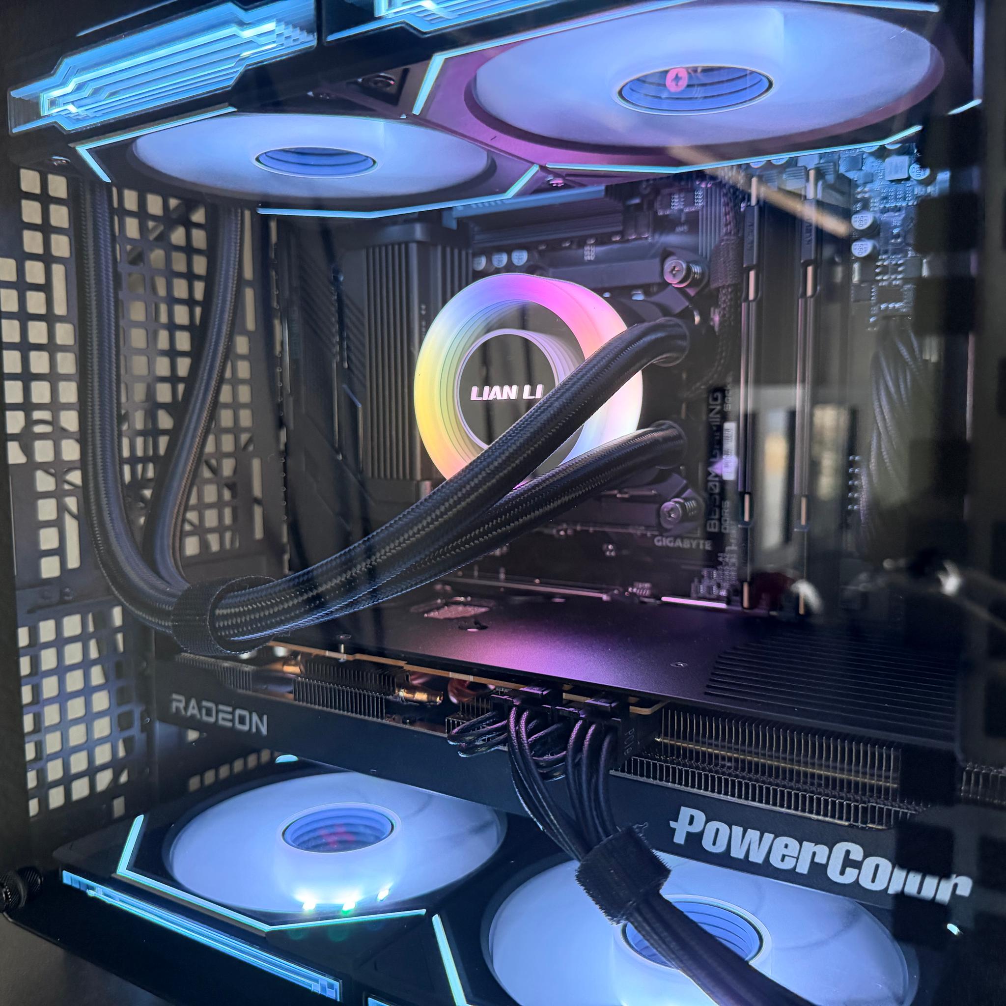 7600x3d/9070xt Micro Gaming PC