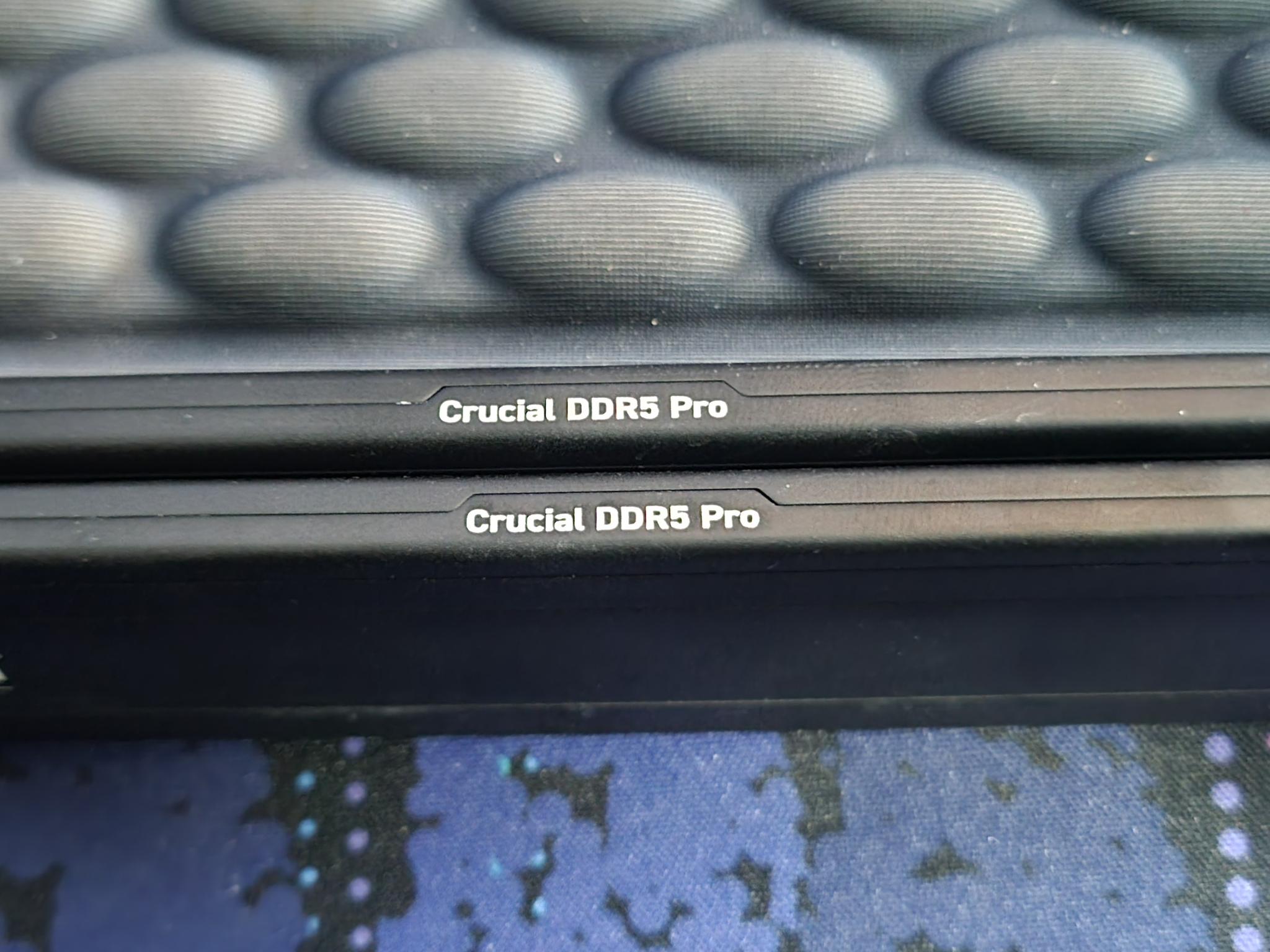 Crucial Pro 32GB DDR5 RAM Kit (2x16GB) 5600MHz XMP/EXPO (No Box)