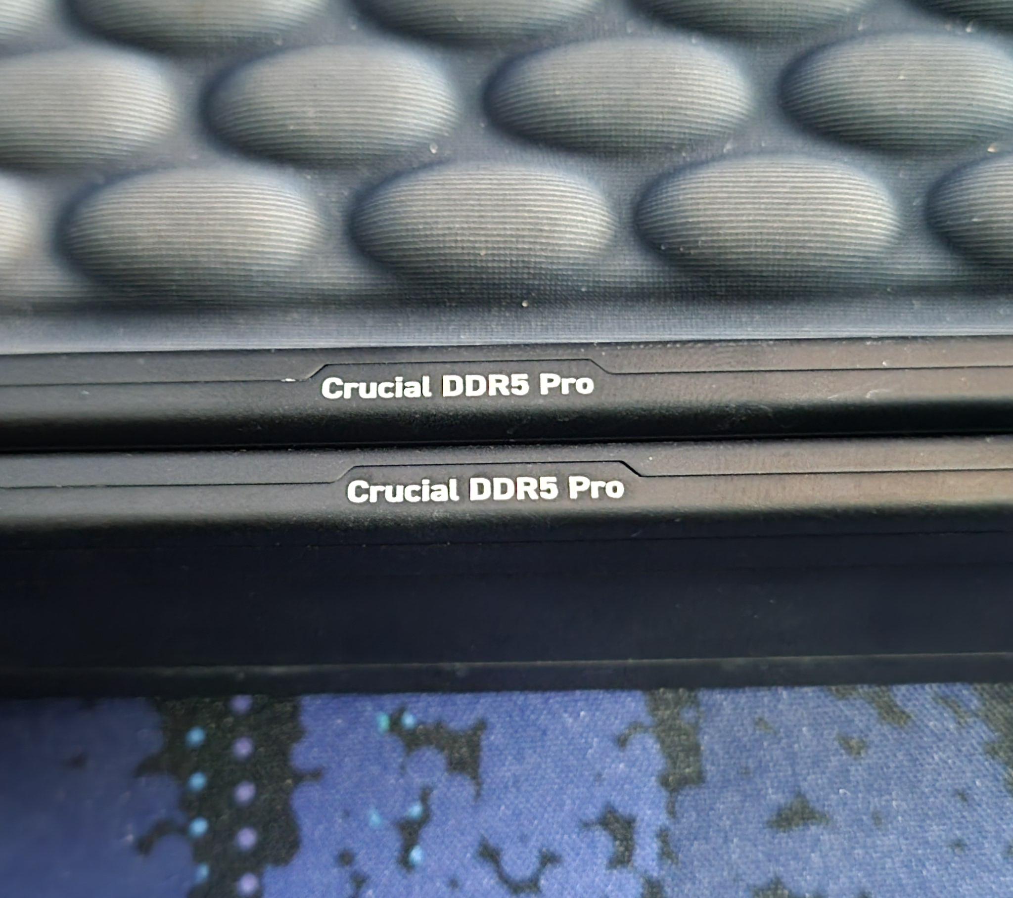 Crucial Pro 32GB DDR5 RAM Kit (2x16GB) 5600MHz XMP/EXPO (No Box)