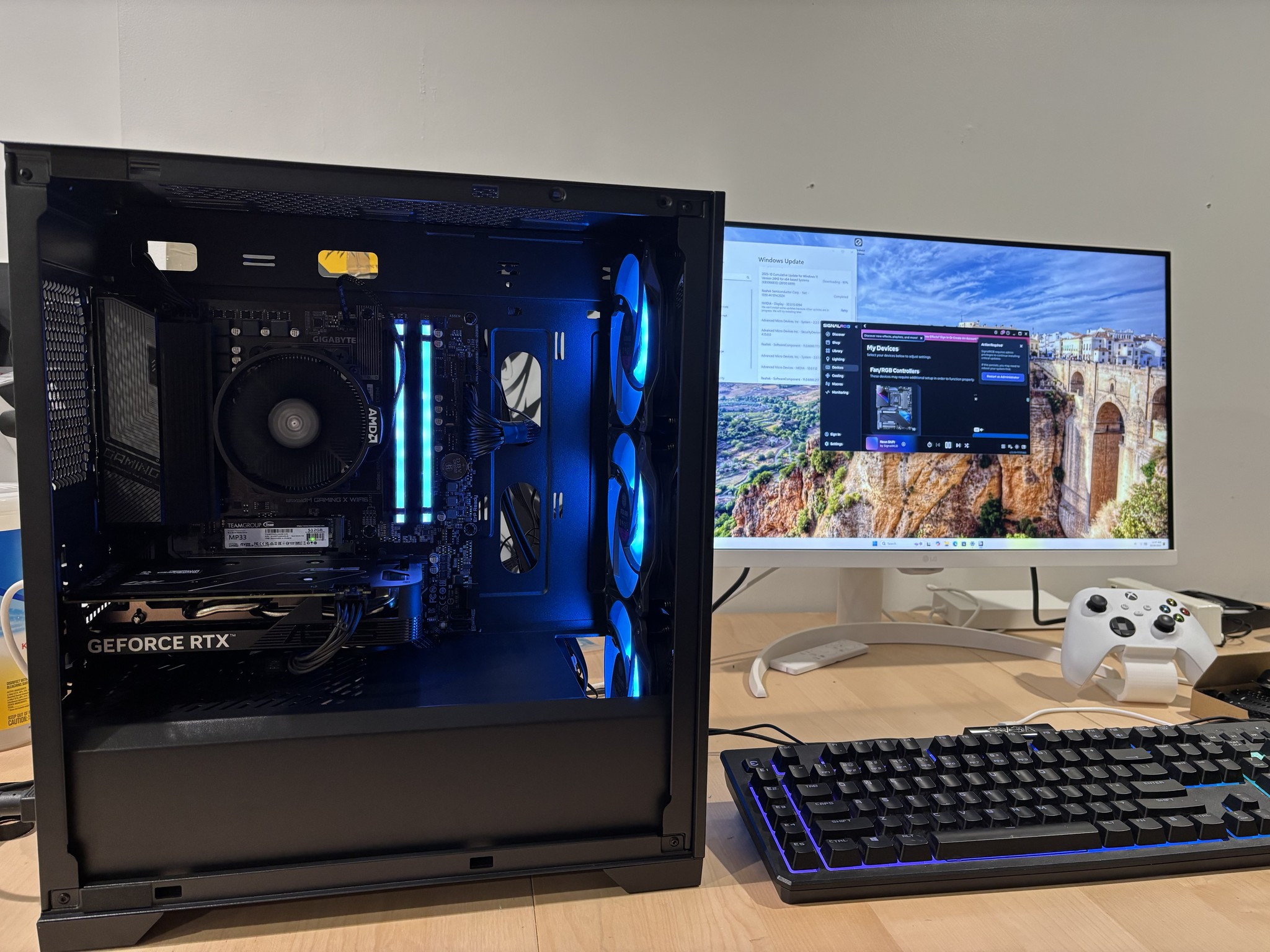 Pure Budget Performance 1080P/1440P PC, RTX 4060, AMD 5500, 16GB DDR4, 512GB SSD