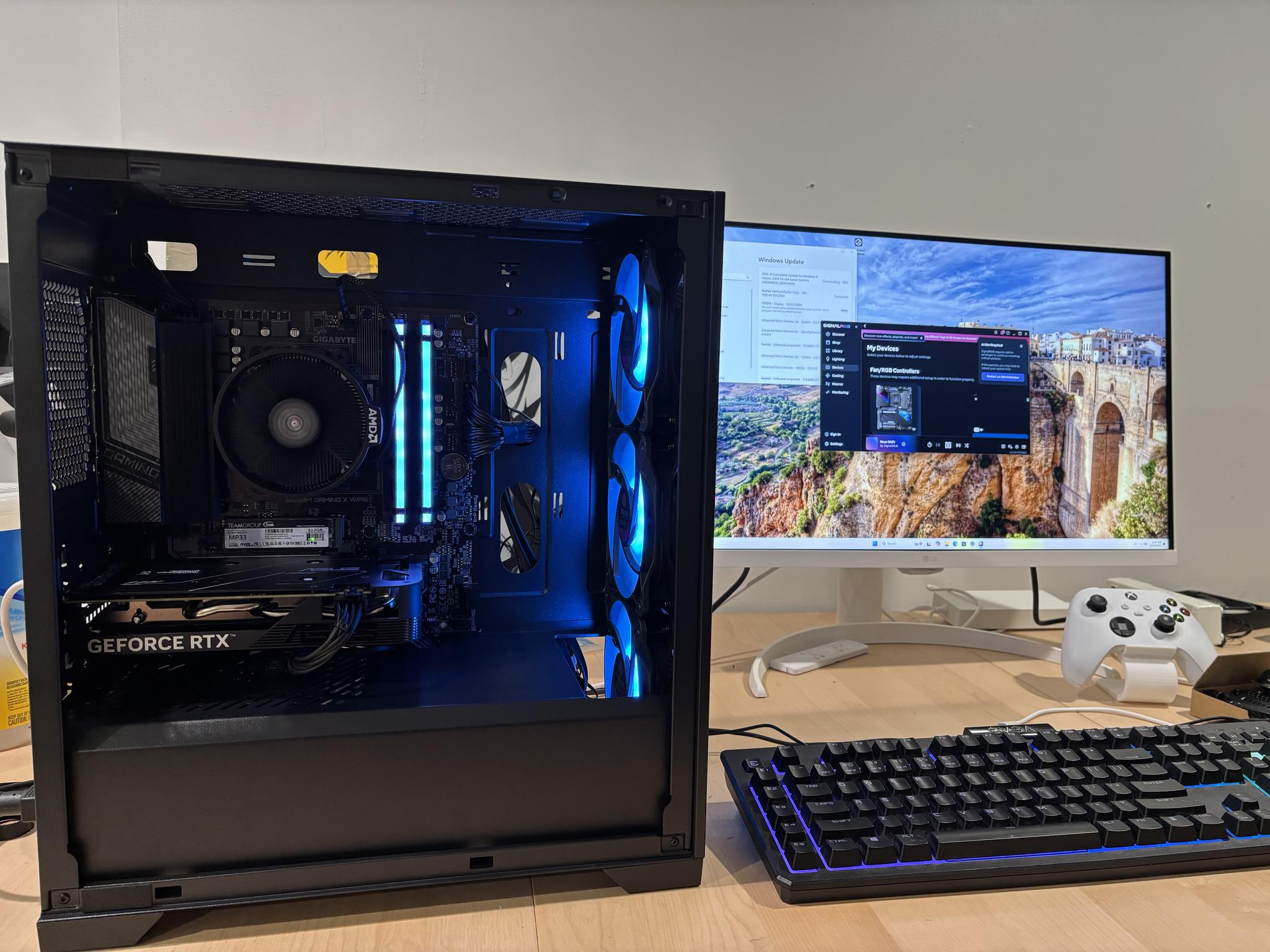 Pure Budget Performance 1080P/1440P PC, RTX 4060, AMD 5500, 16GB DDR4, 512GB SSD