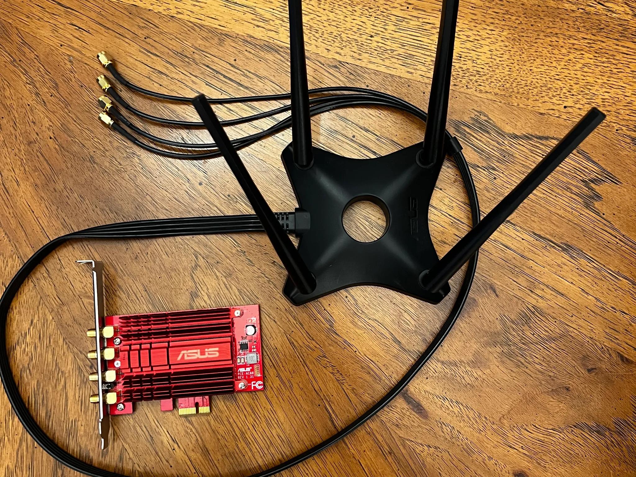 ASUS PCE-AC88 Dual-Band AC3100 Wireless PCI-E Adapter