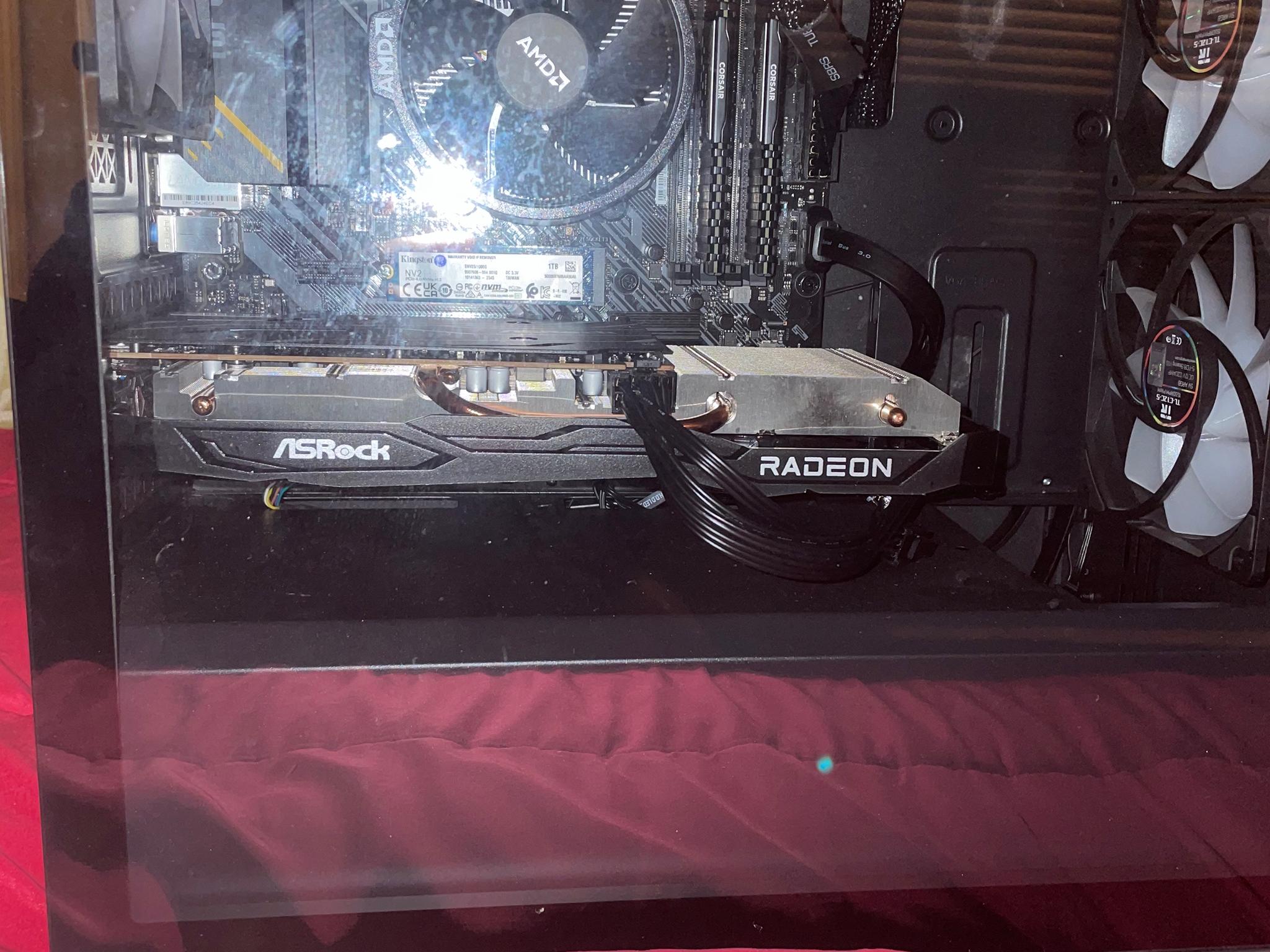 Ryzen 5 3600 RX 6600 Black Stealth Gaming PC