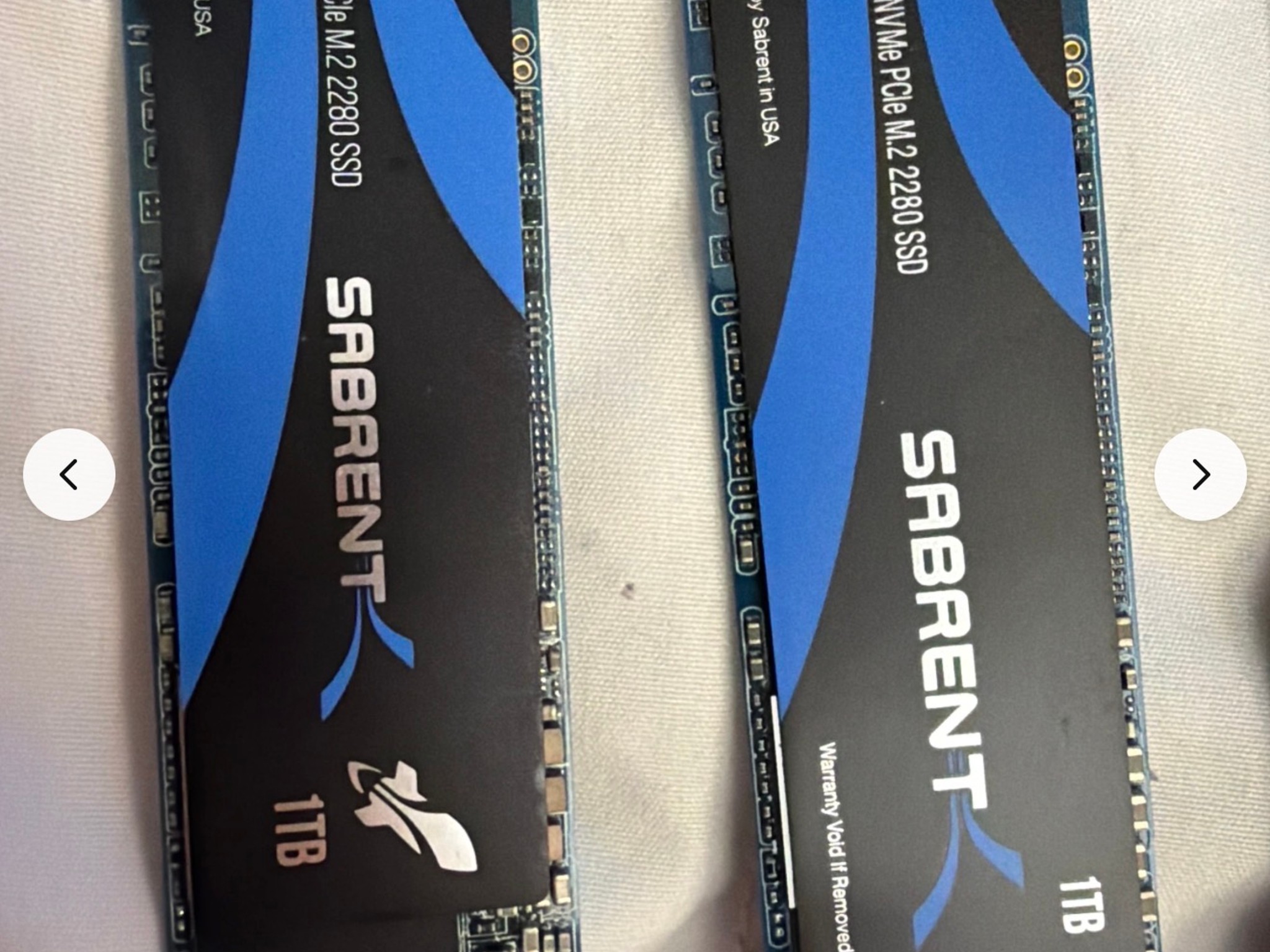 4 X SABRENT ROCKET 1TB SSD's Packs of 4 per order