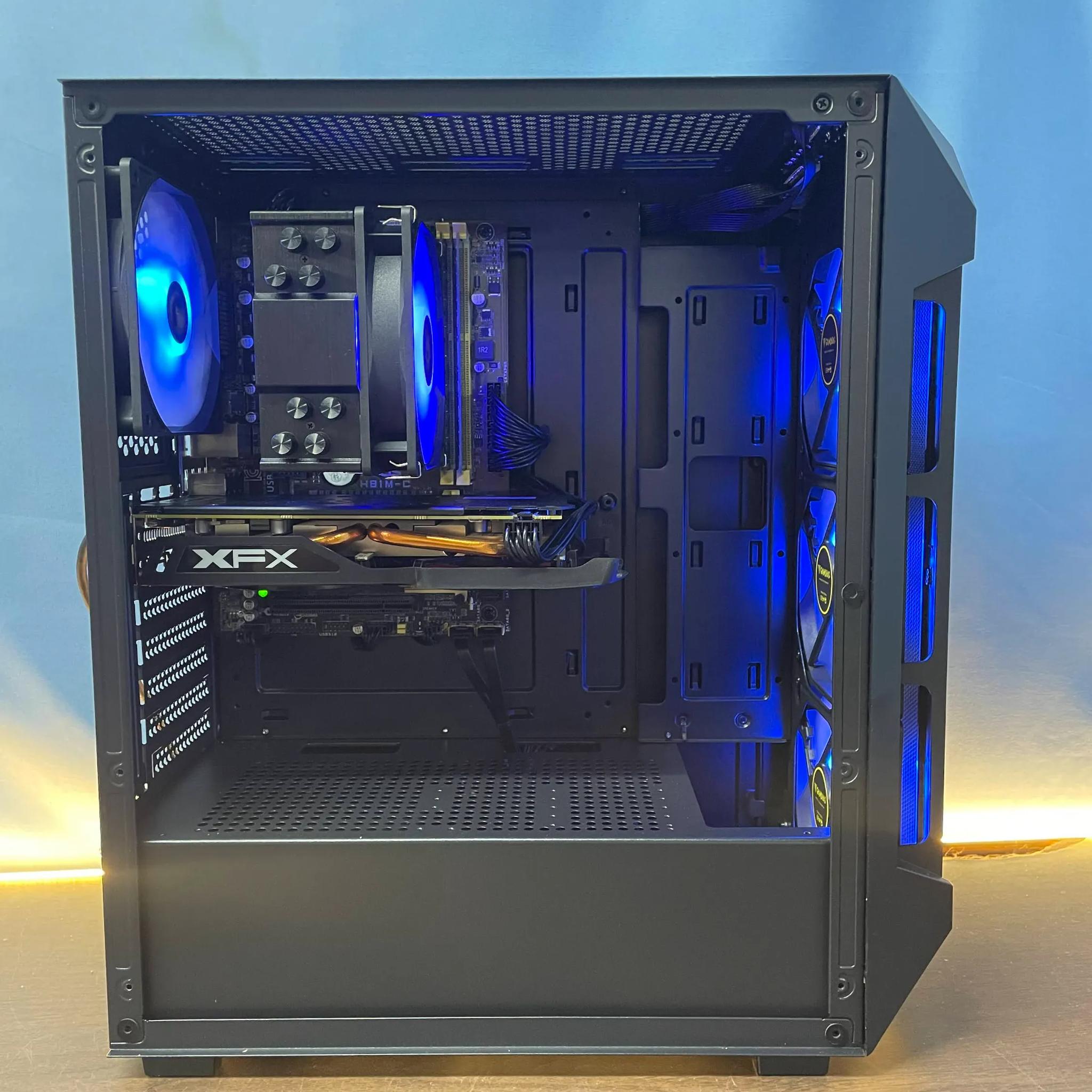 Like New Gaming PC | Intel i7 / RX580 / 8GB / 1.1TB Win 11 Pro + Wi-Fi