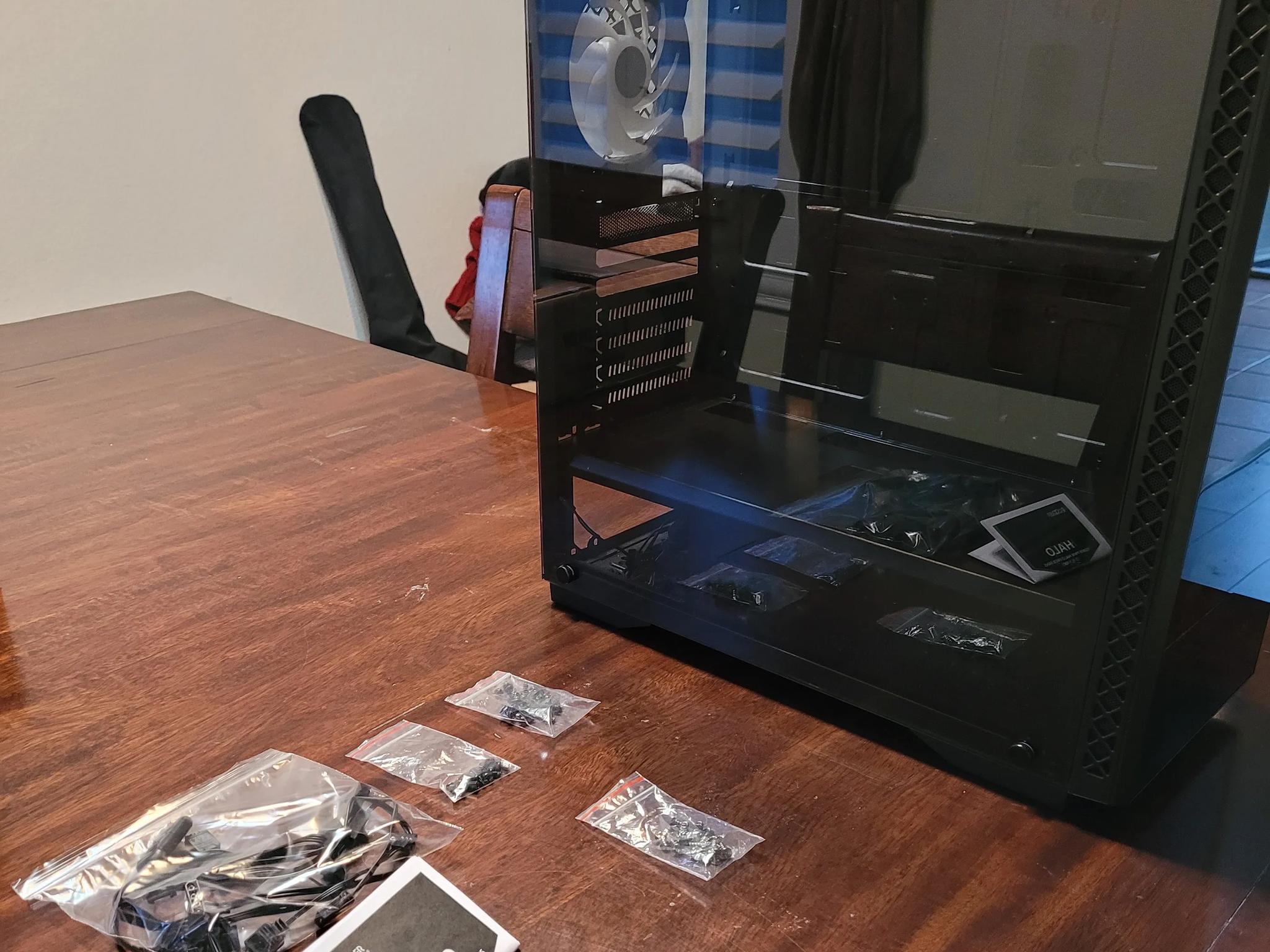 Deepcool MATREXX 50 ATX Mid Tower Case + 4 PC Cooler HALO 120mm Fans