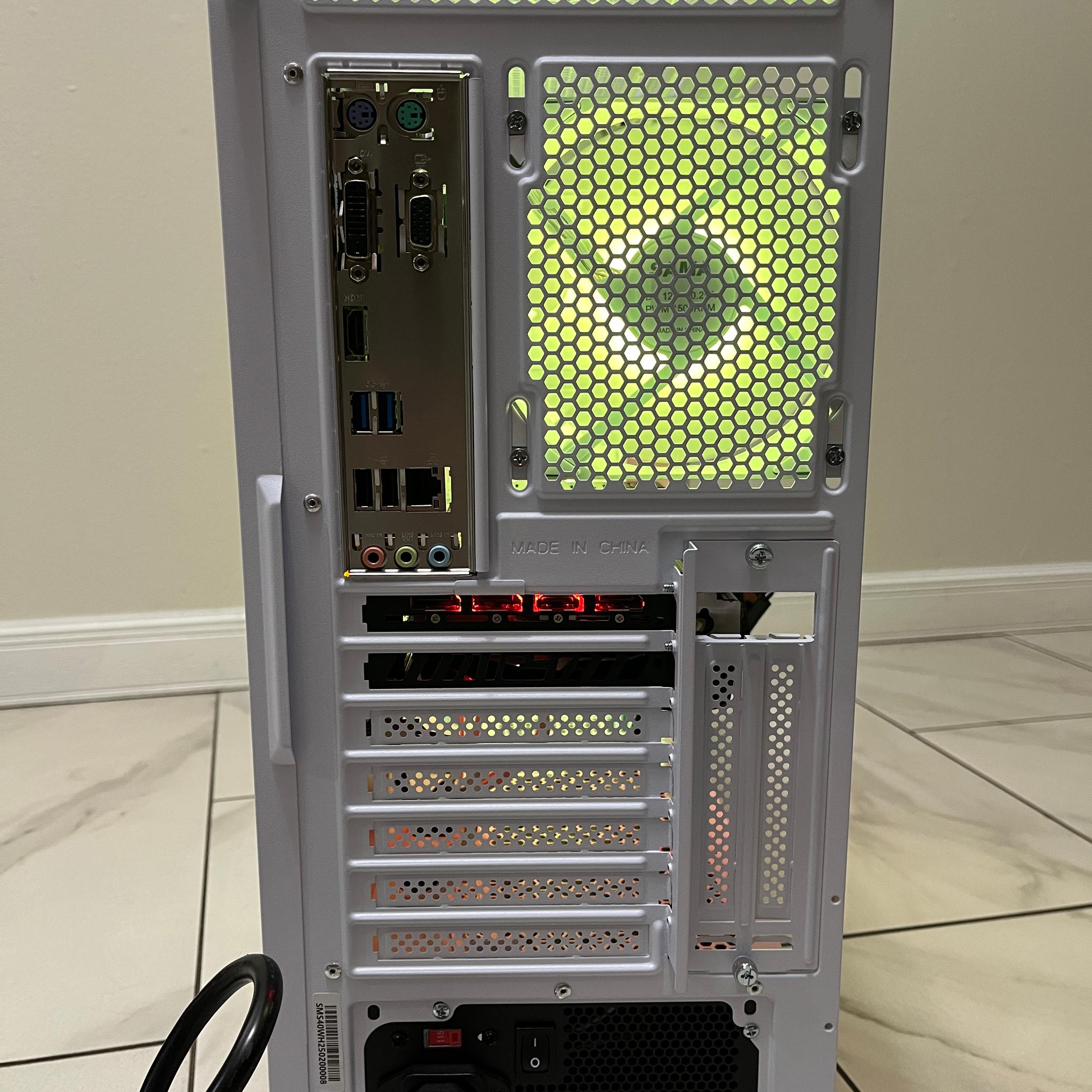 AMD RX 6600 XT, Intel Core i5-9400, 16GB RAM, 500 GB SSD, High FPS Gaming PC w/ Wi-Fi & BT
