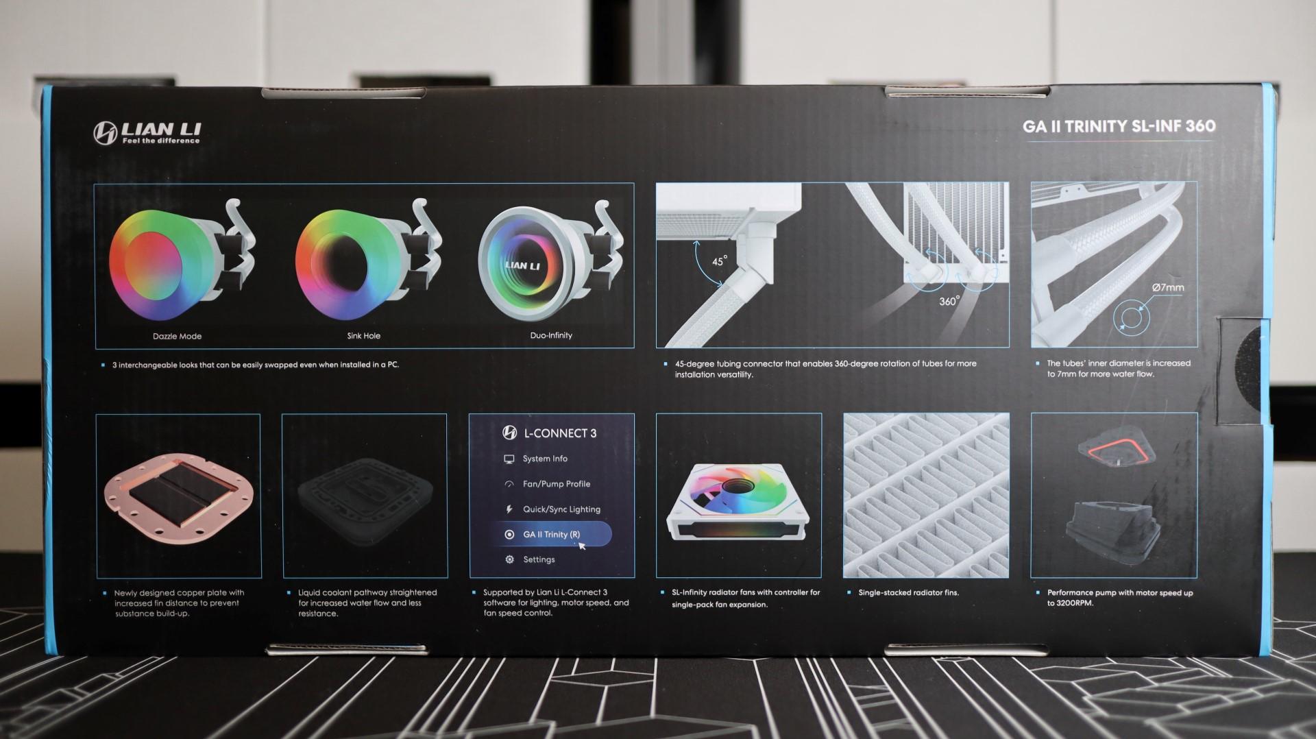 Lian Li Galahad II Trinity Performance GA2P36W.US1 360 AIO CPU Liquid Cooler